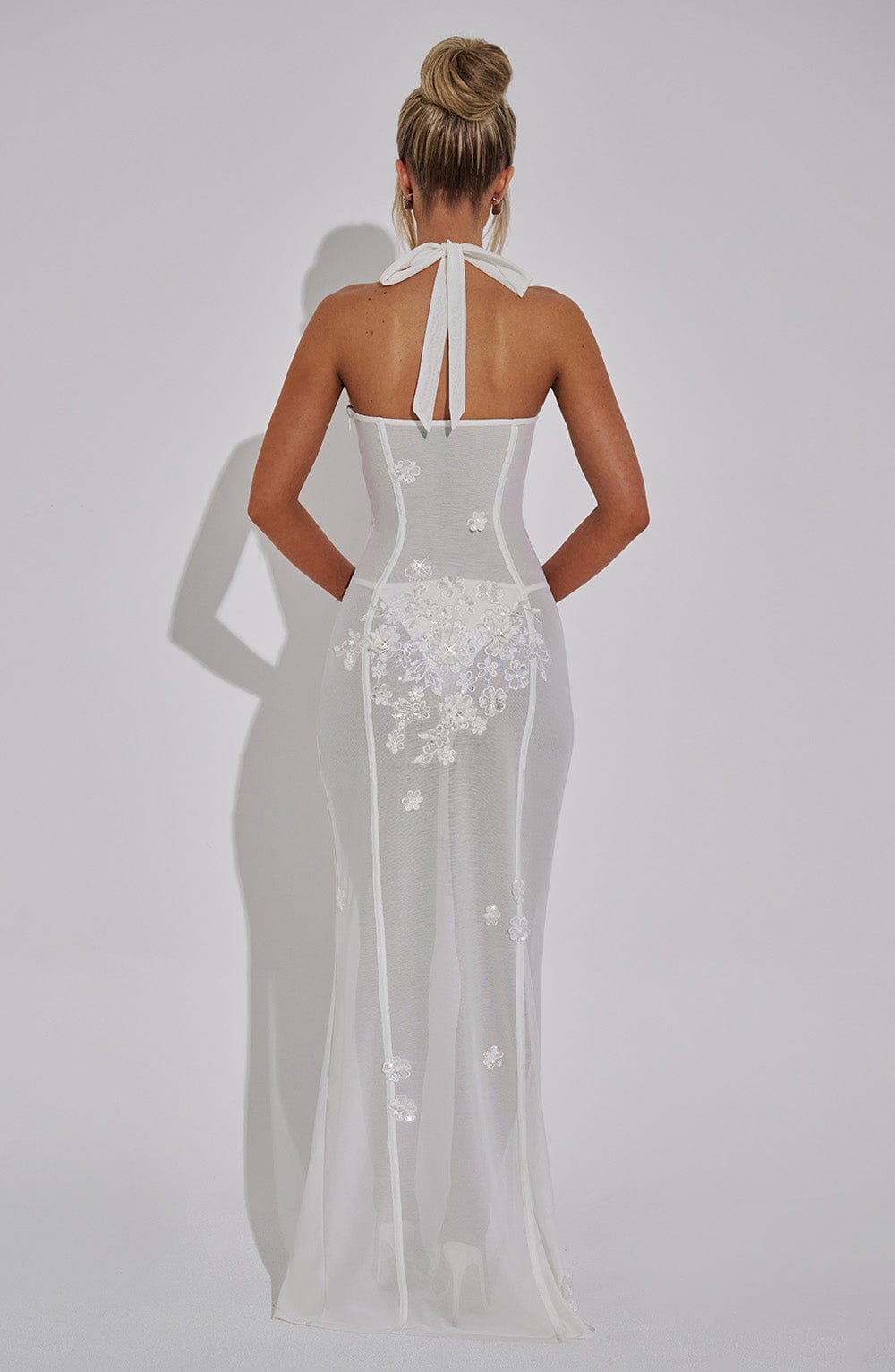 Jacqueline Maxi Elbise - Fildişi