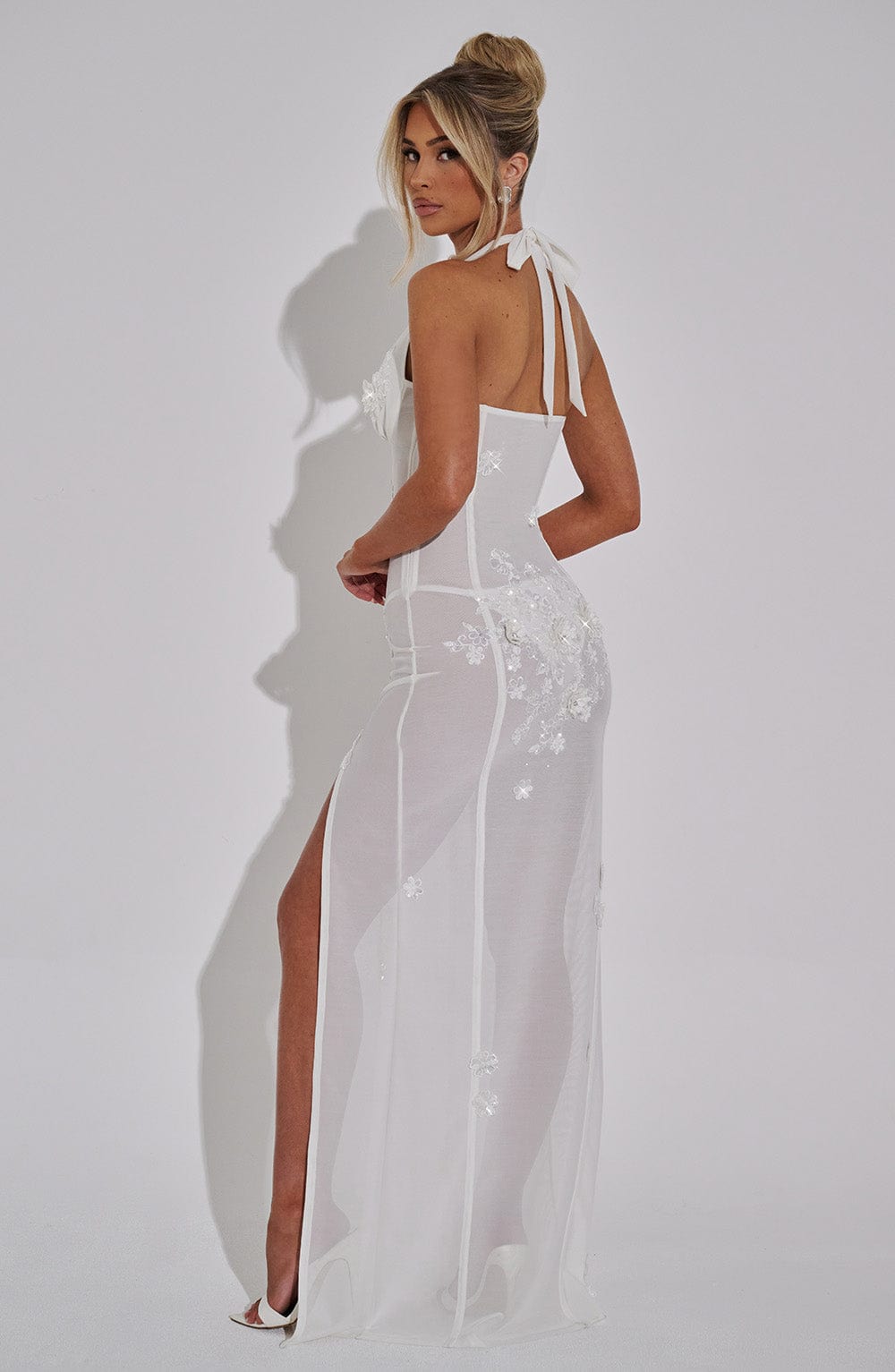 Jacqueline Maxi Elbise - Fildişi