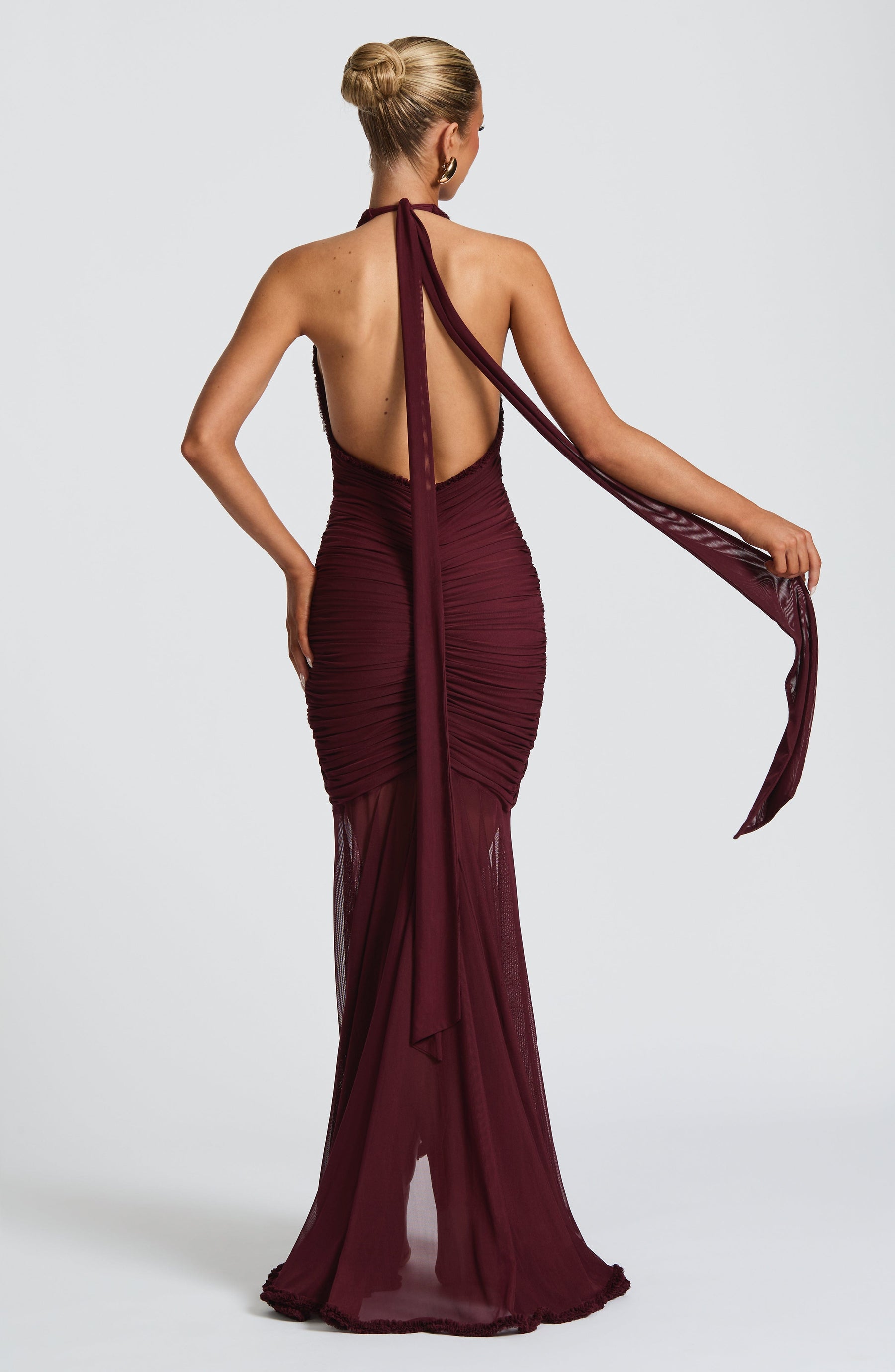 Janessa Maxi Elbise - Kiraz Lake