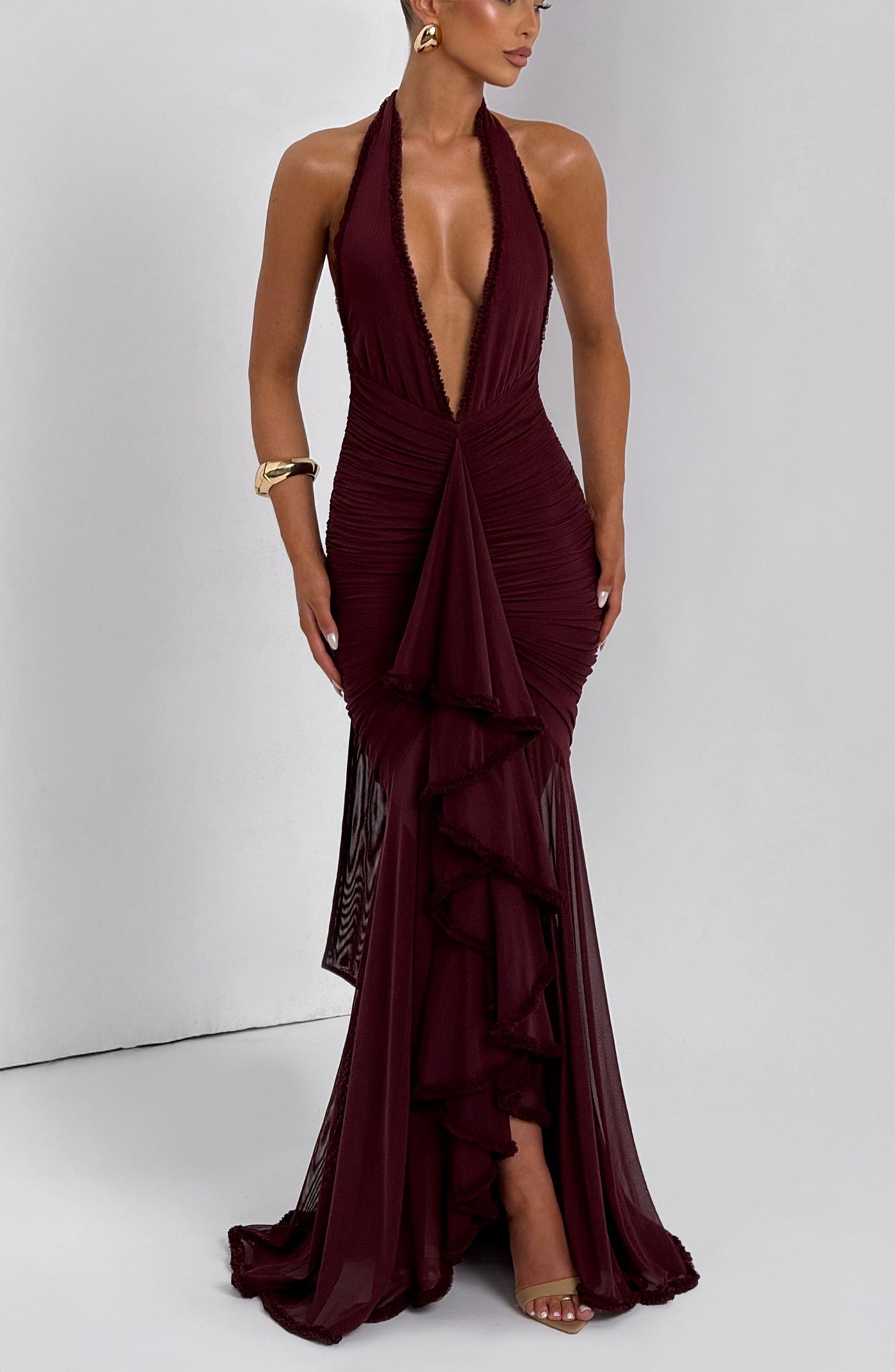 Janessa Maxi Elbise - Kiraz Lake