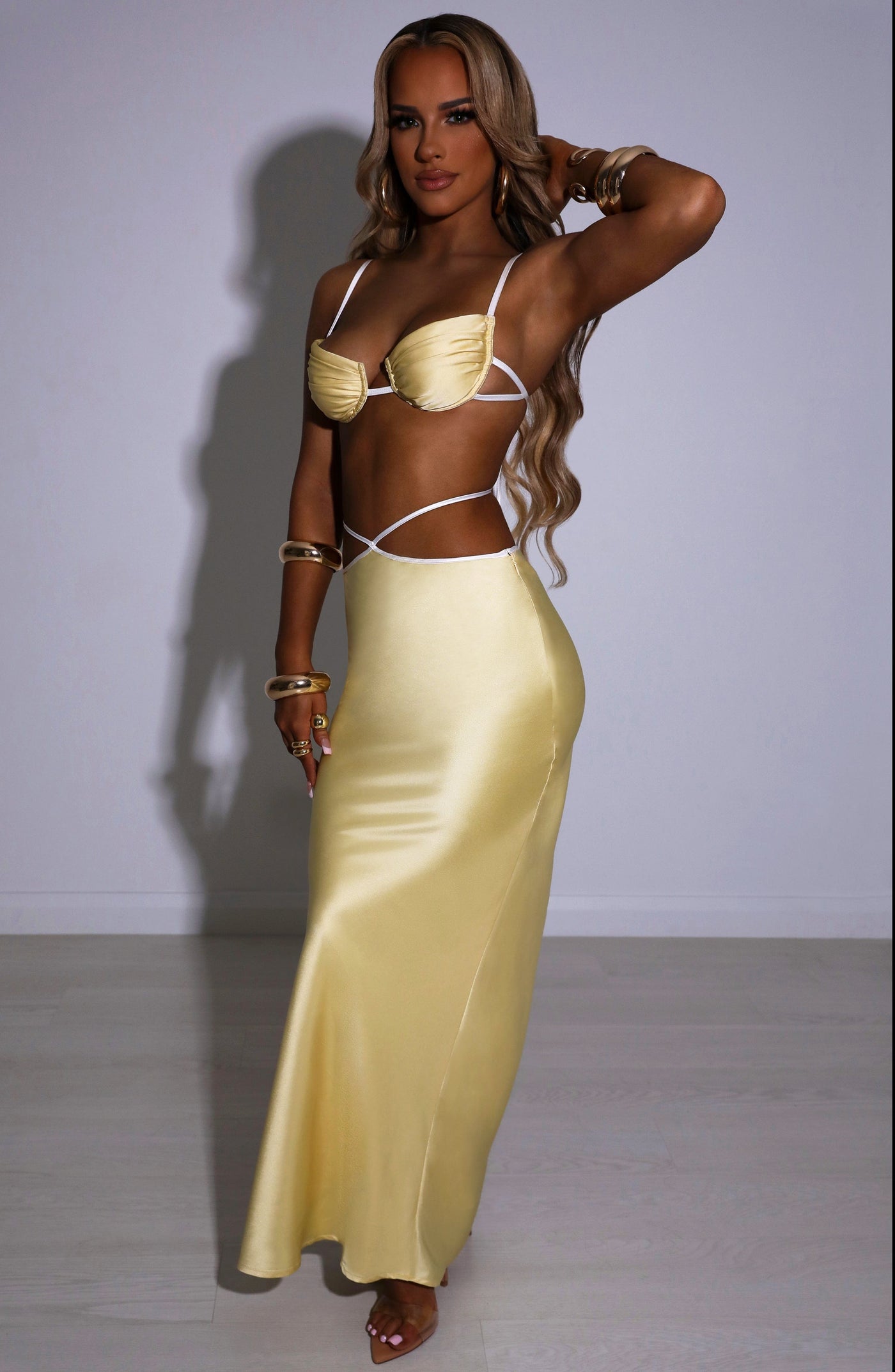 Jasmyn Maxi Etek - Limon