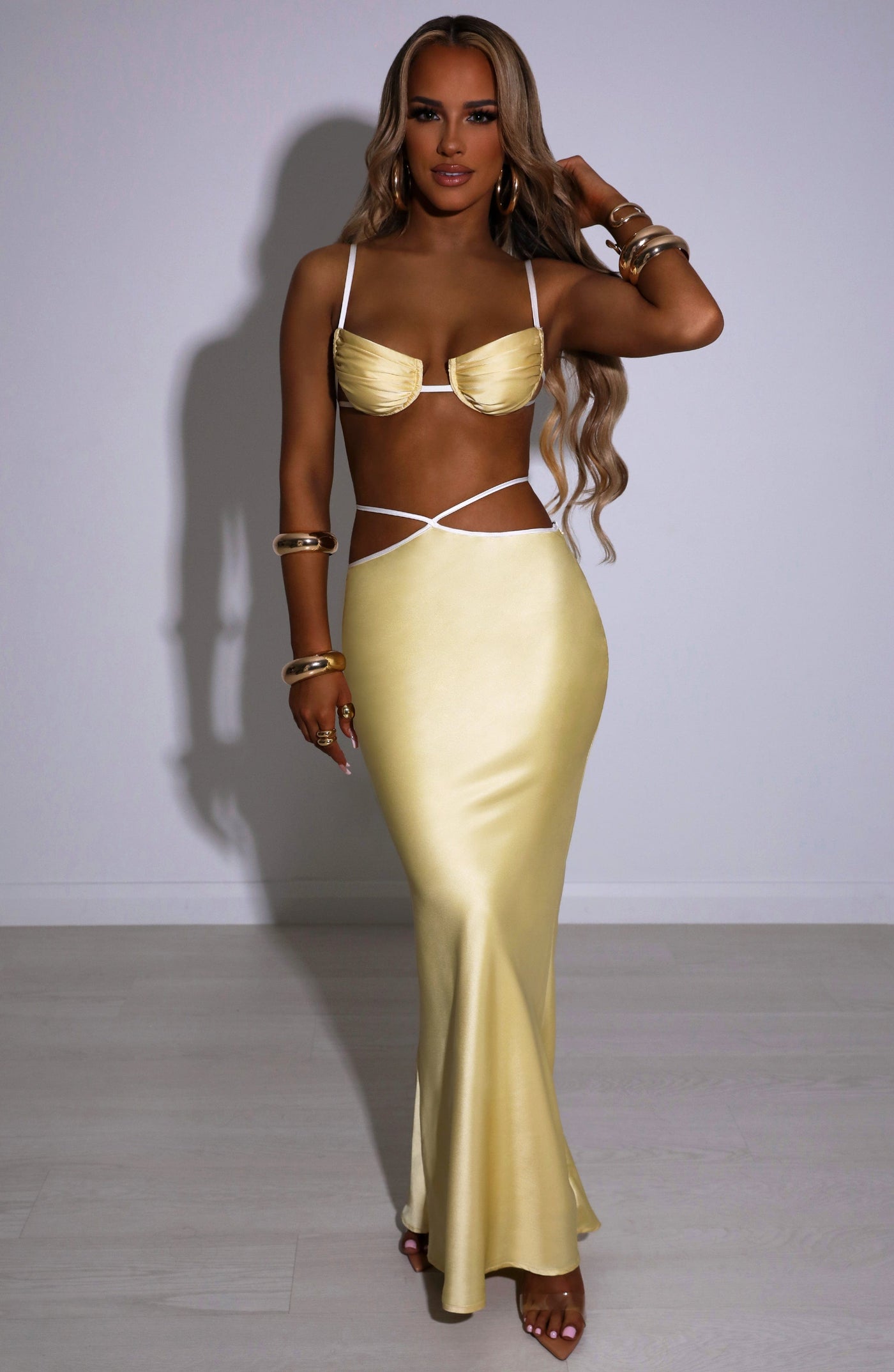 Jasmyn Maxi Etek - Limon