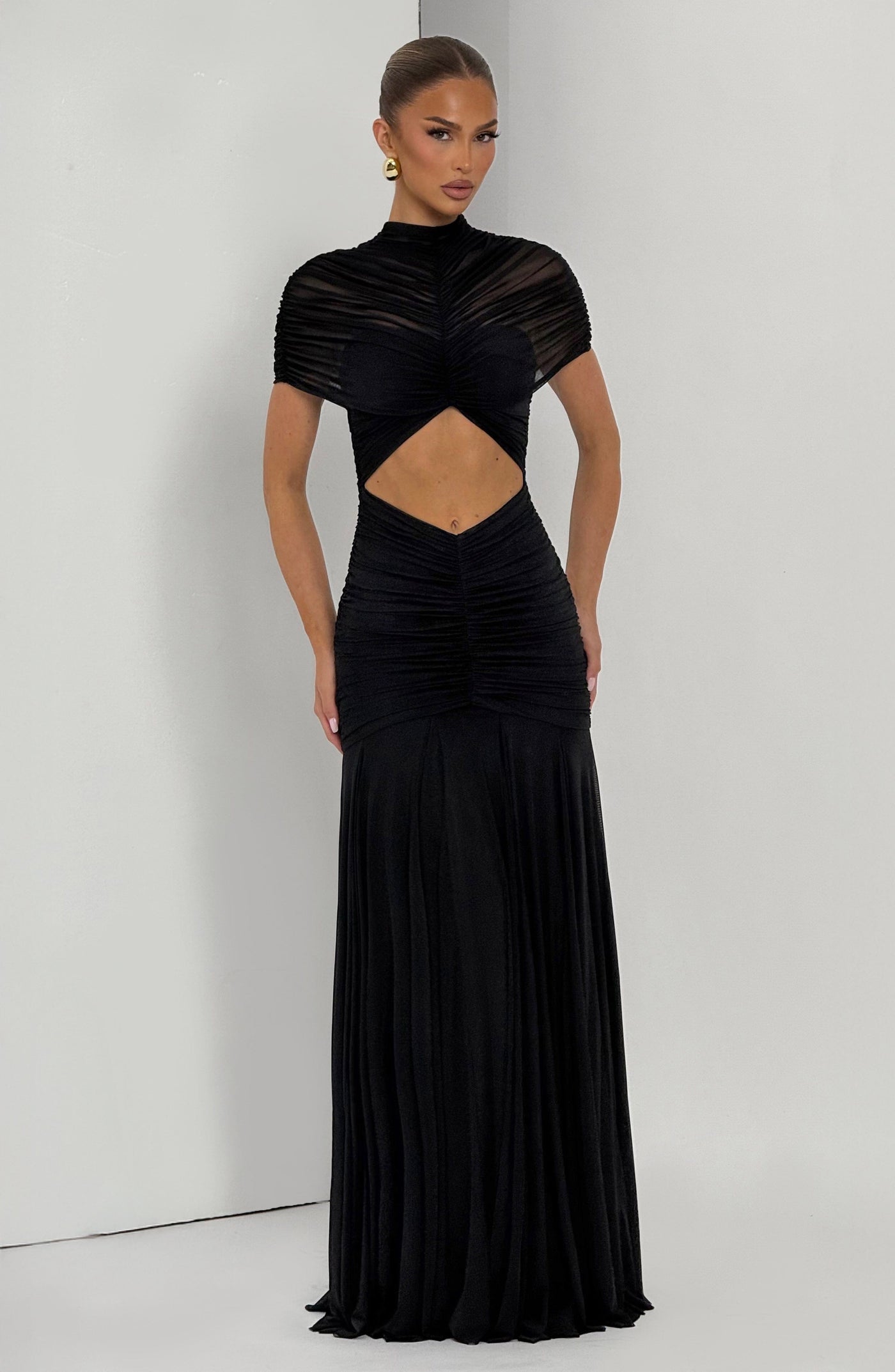 Jaya Maxi Elbise - Siyah