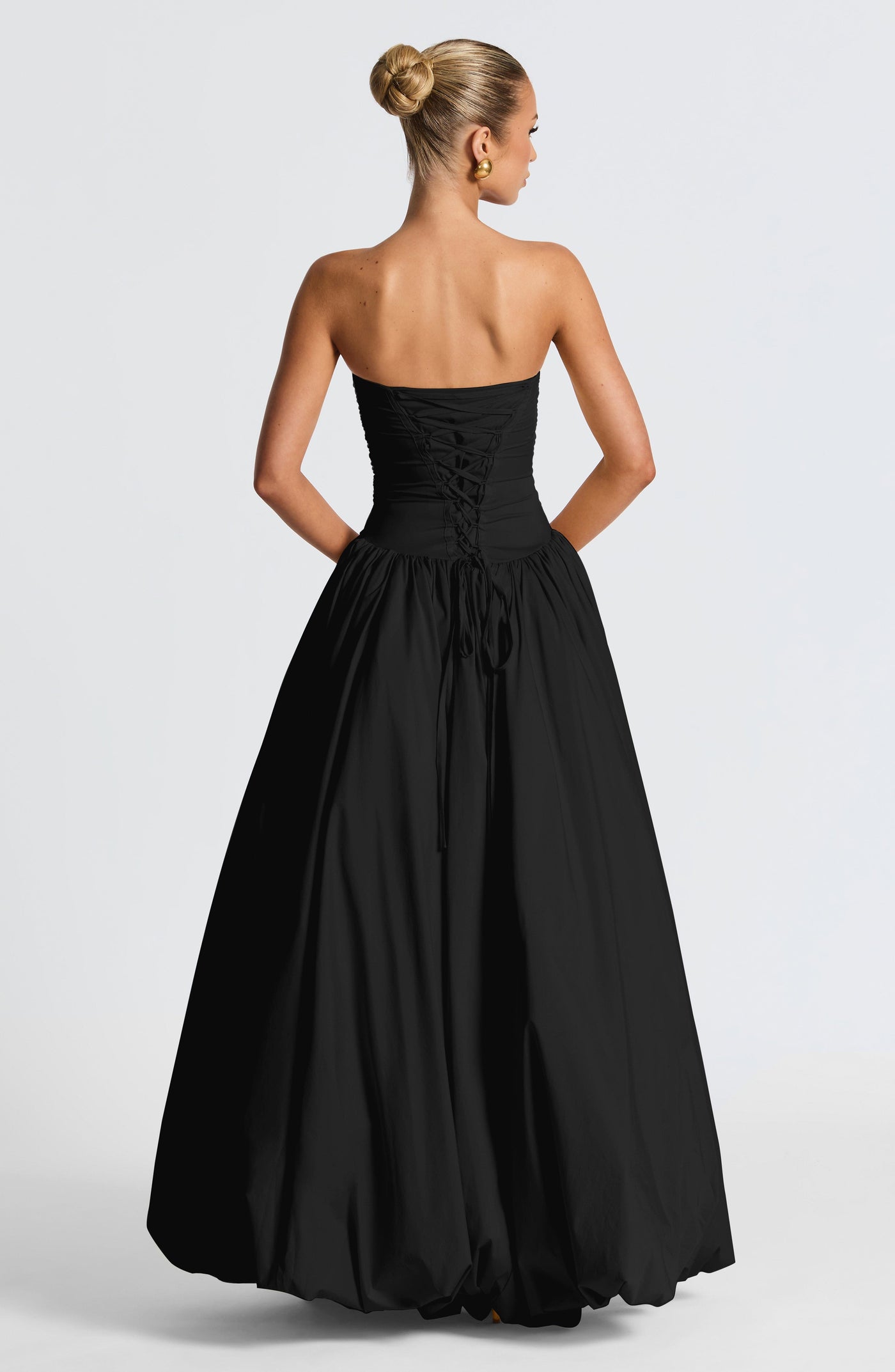 Jillian Maxi Elbise - Siyah