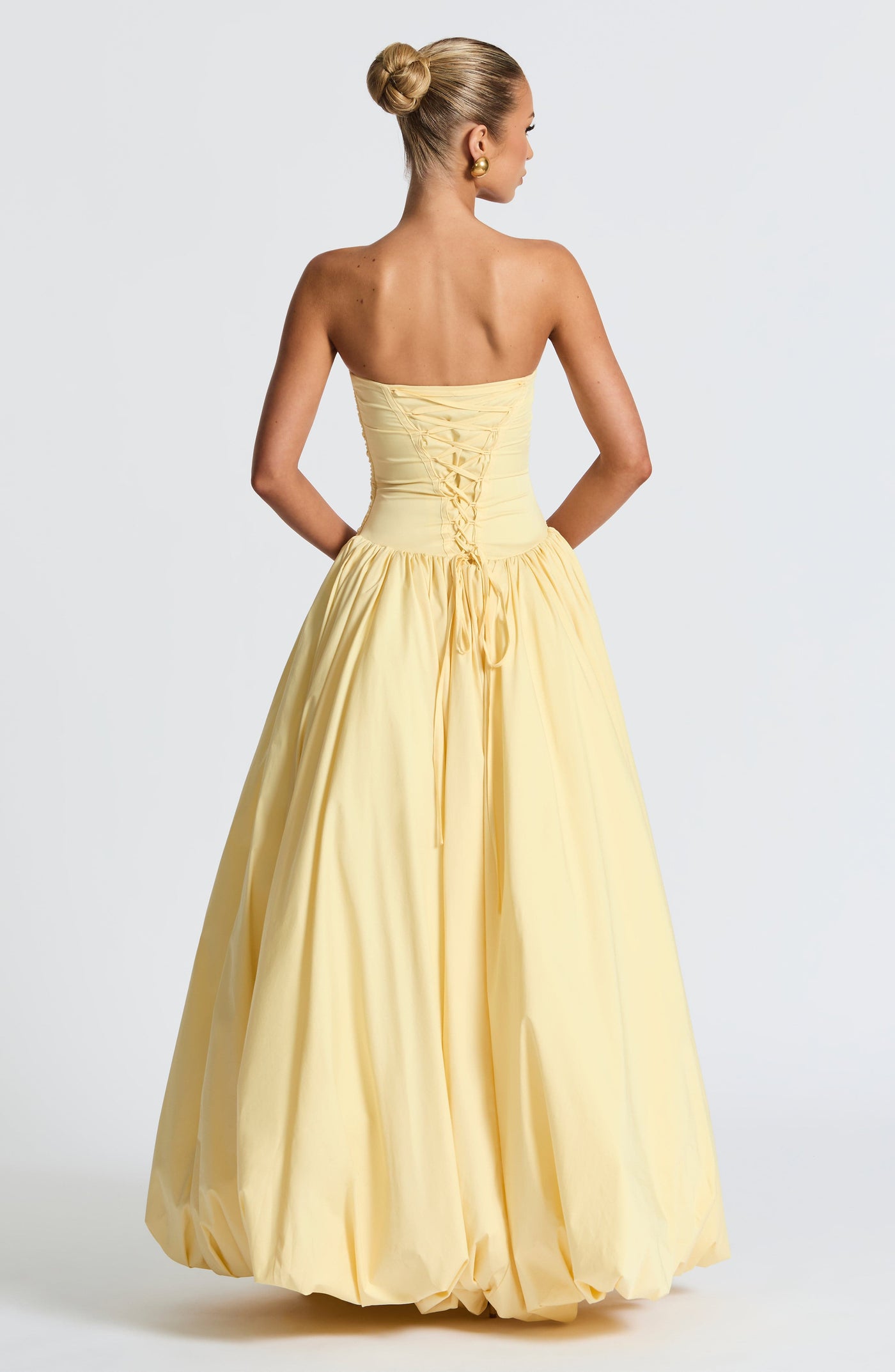 Jillian Maxi Elbise - Limon