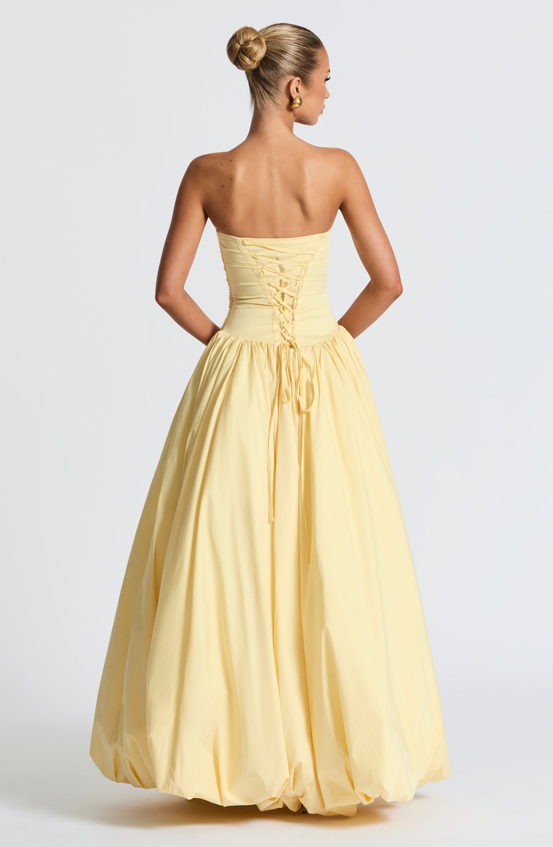 Jillian Maxi Elbise - Limon
