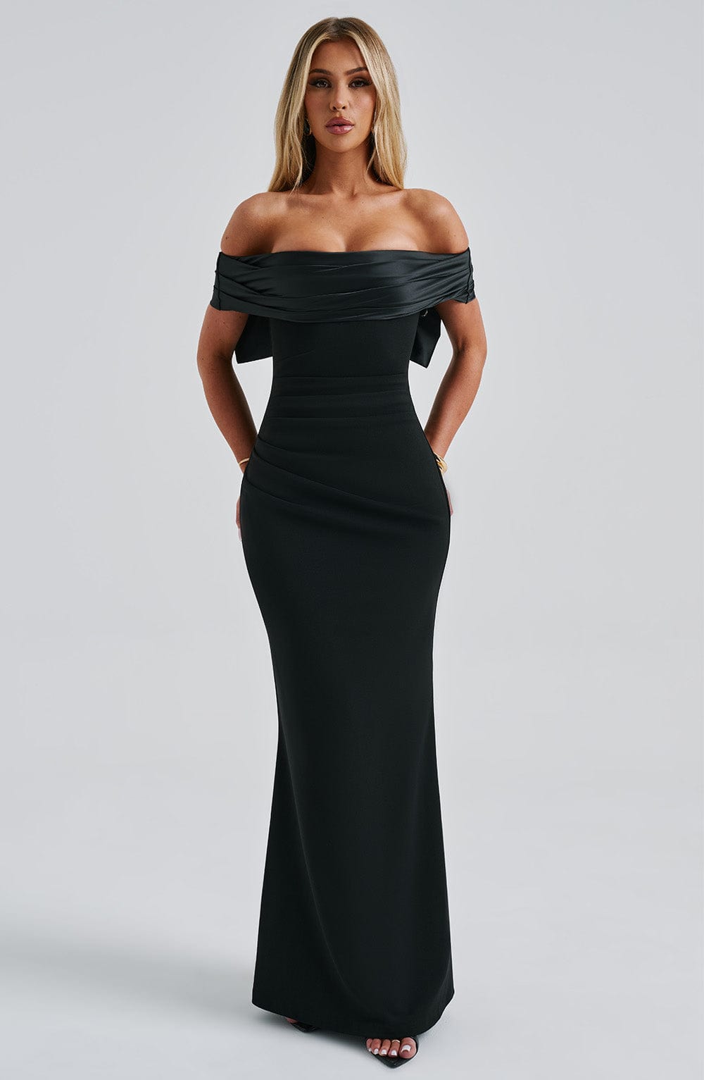 Joanna Maxi Elbise - Siyah