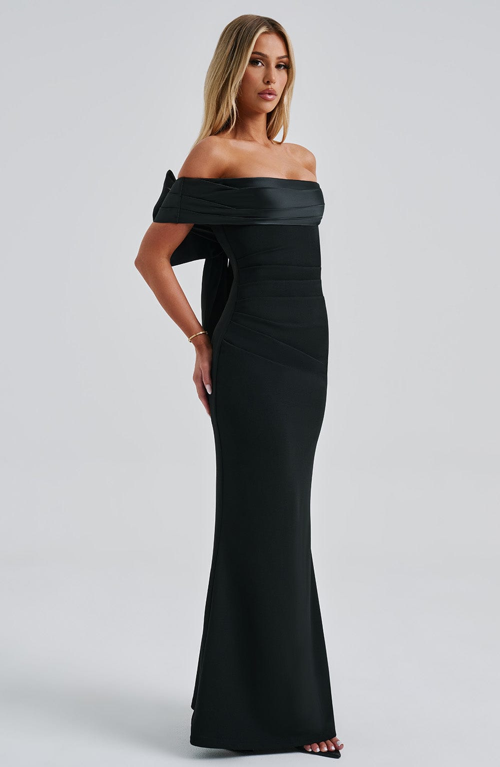 Joanna Maxi Elbise - Siyah