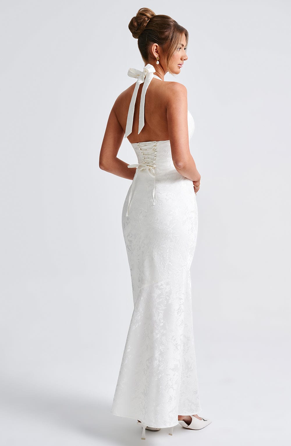 Josephine Maxi Elbise - Fildişi