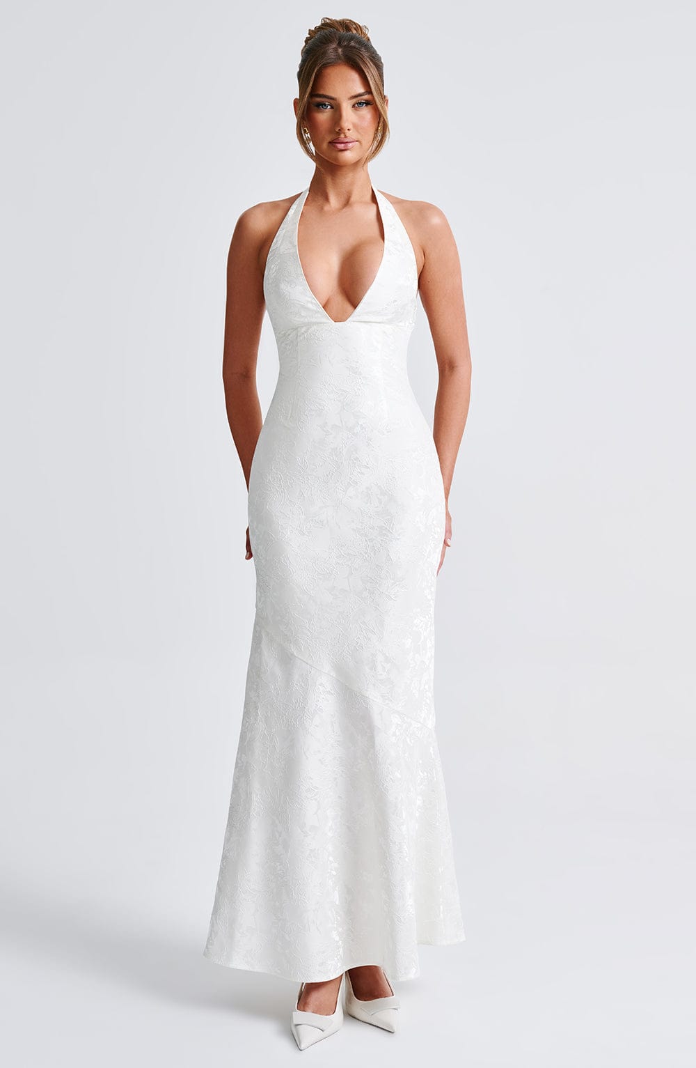 Josephine Maxi Elbise - Fildişi