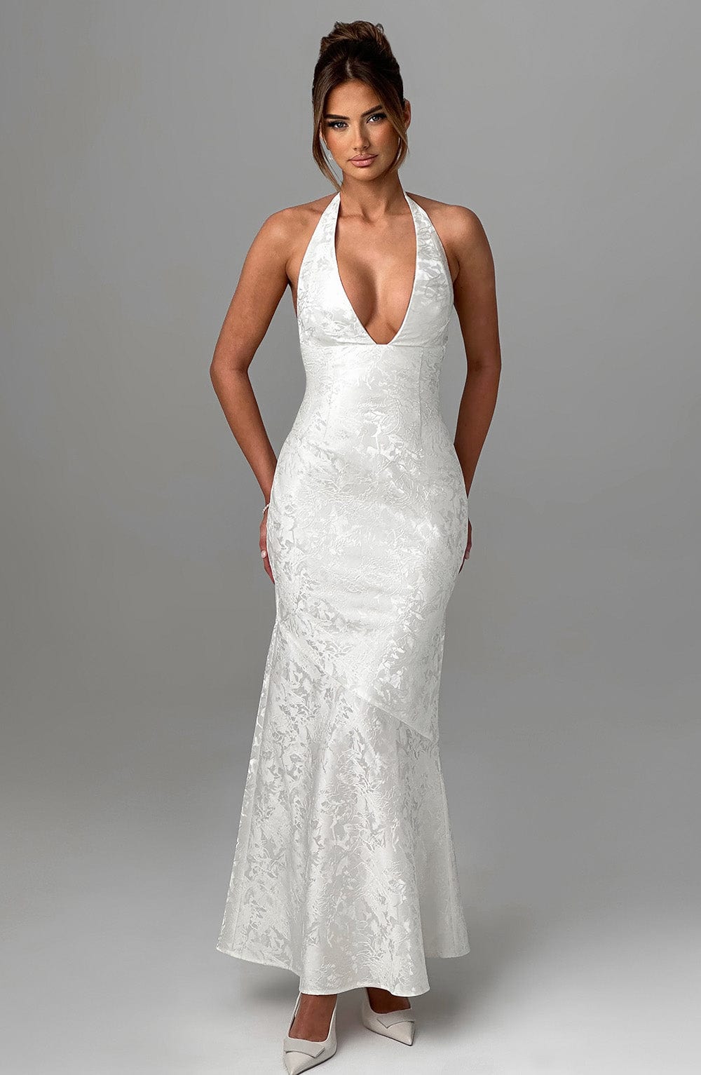 Josephine Maxi Elbise - Fildişi