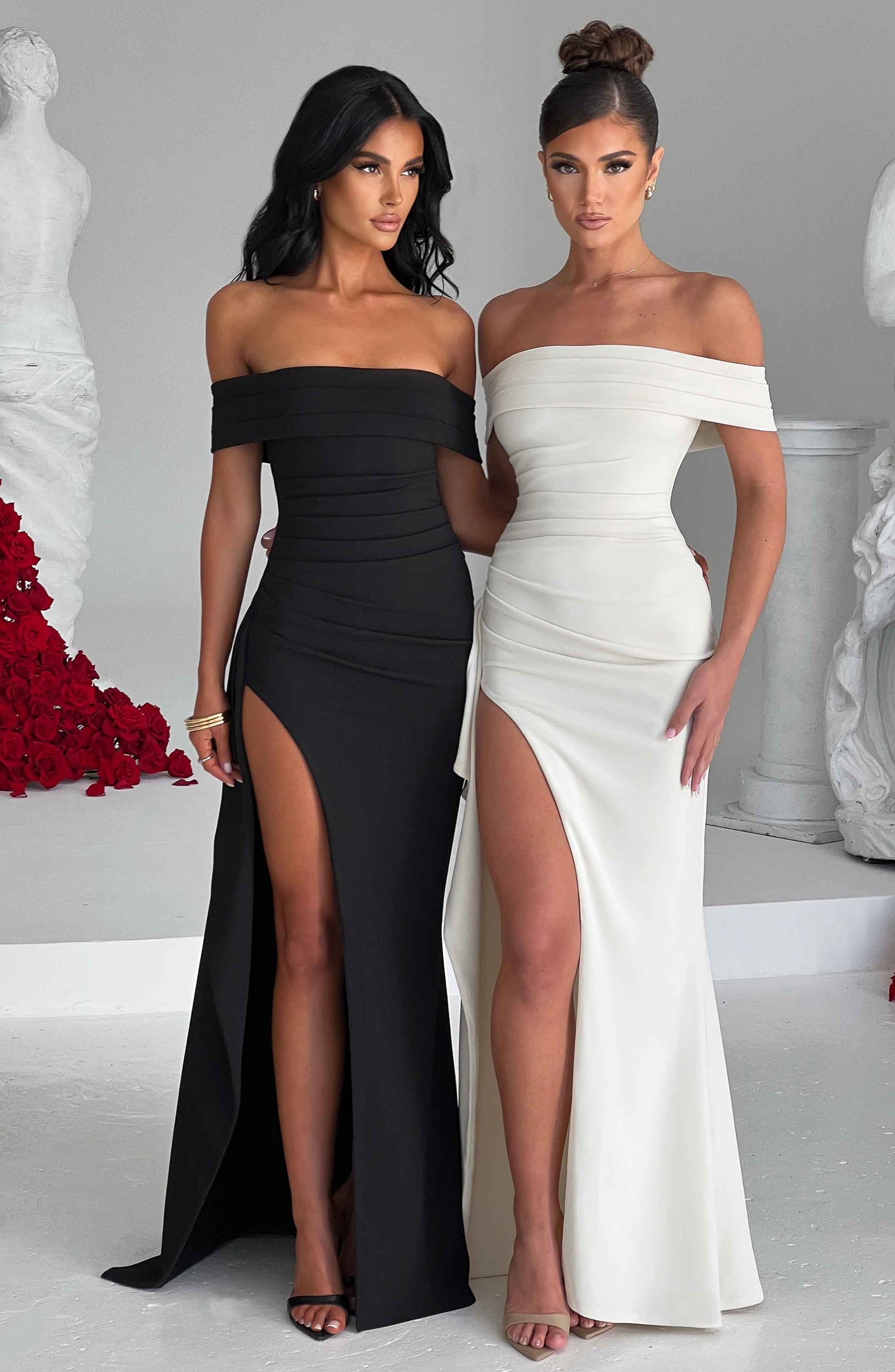 Joyce Maxi Elbise - Fildişi