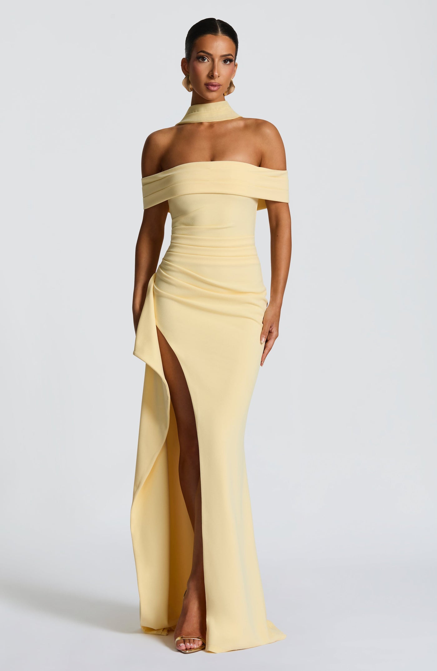 Joyce Maxi Elbise - Limon