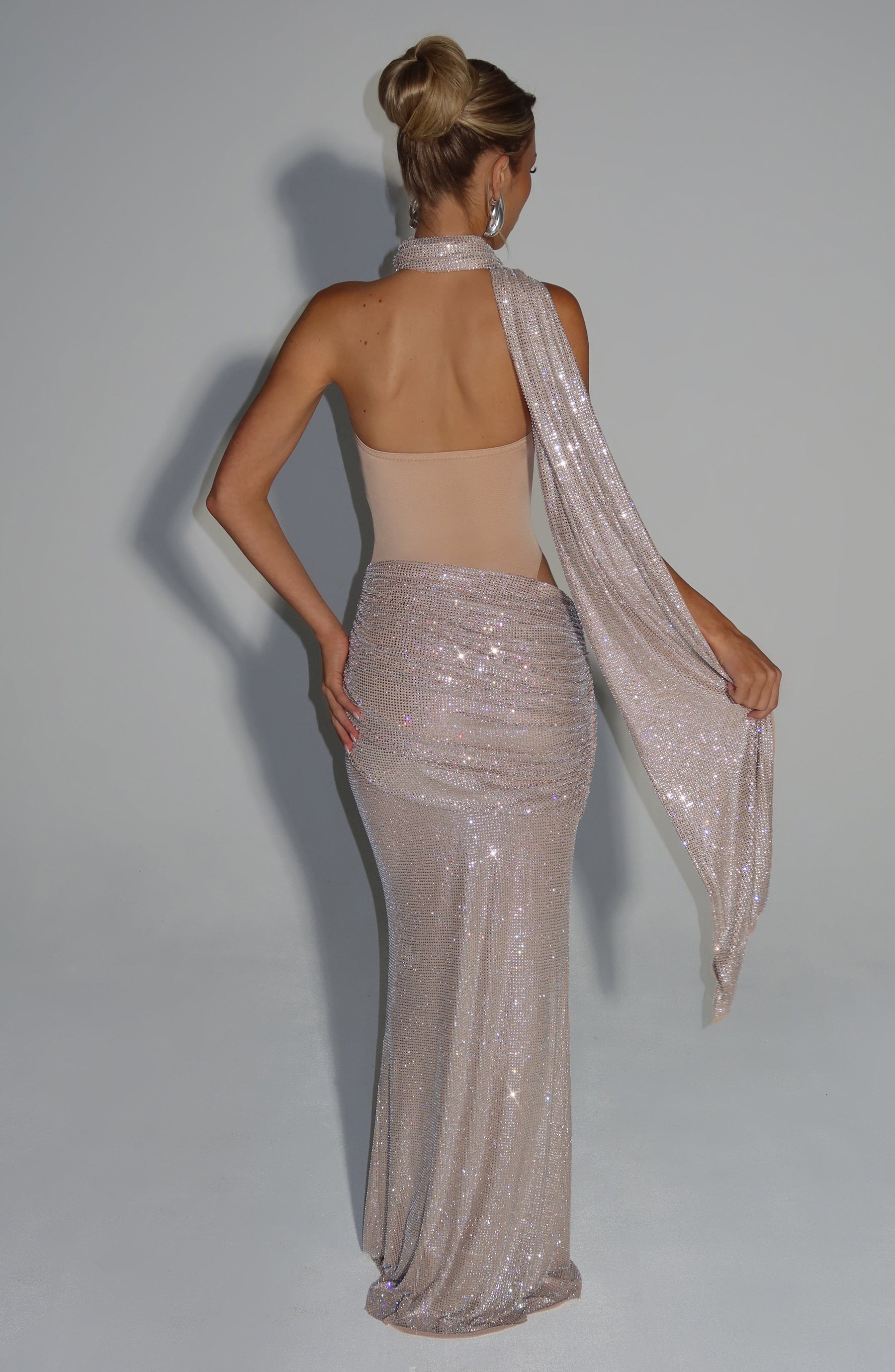 Kailani Maxi Elbise - Ten Rengi