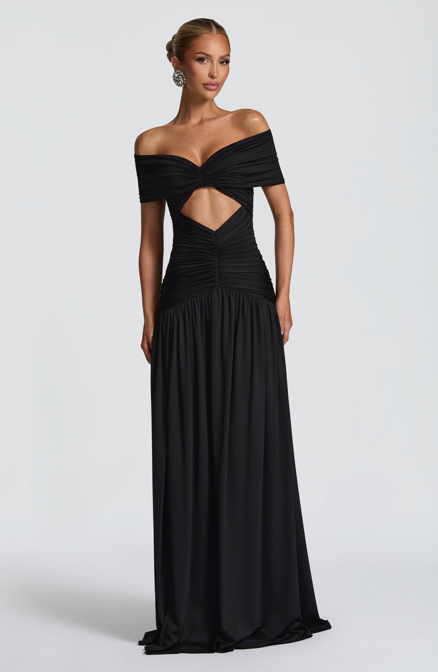 Kathryn Maxi Elbise - Siyah