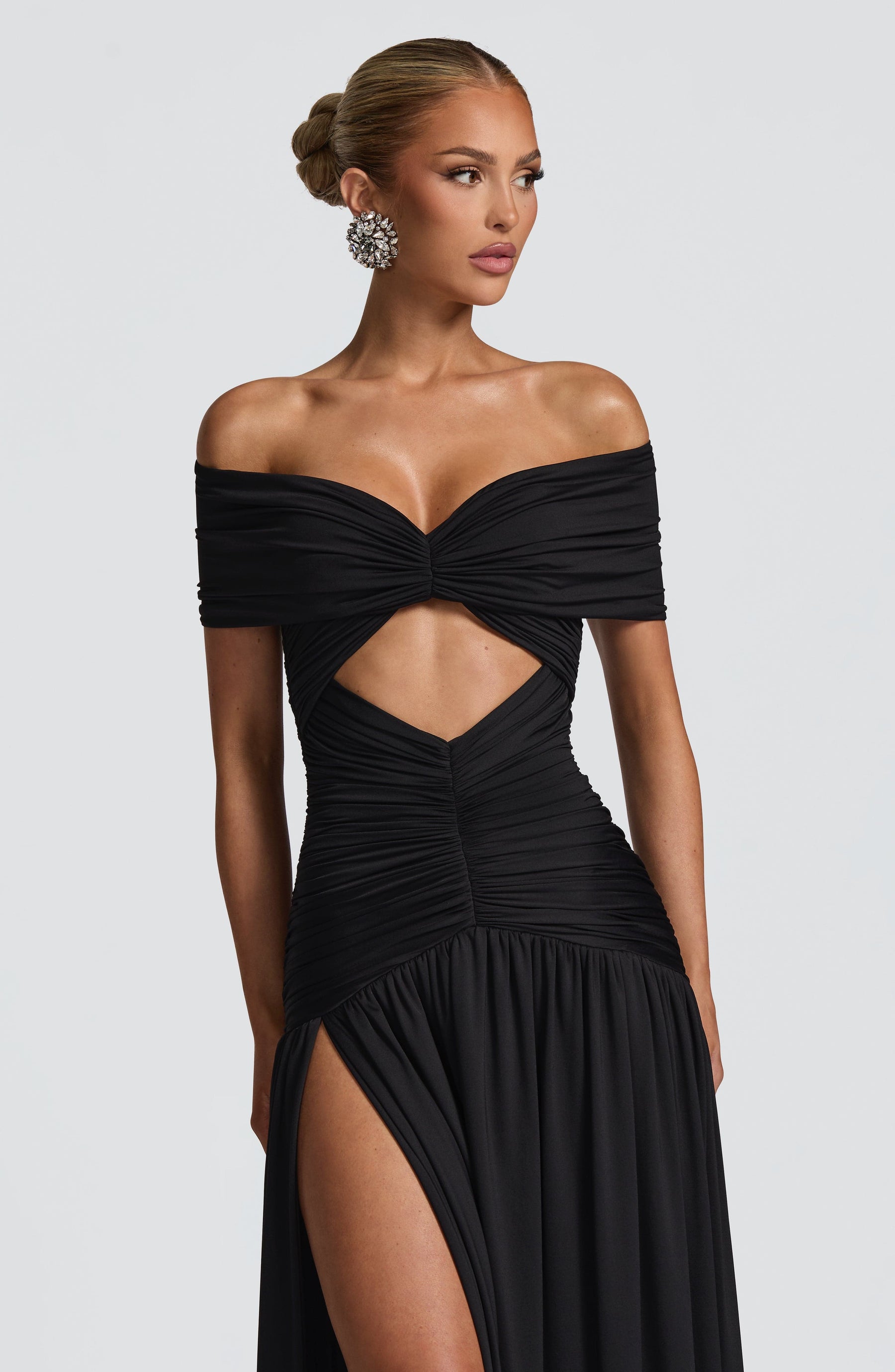 Kathryn Maxi Elbise - Siyah