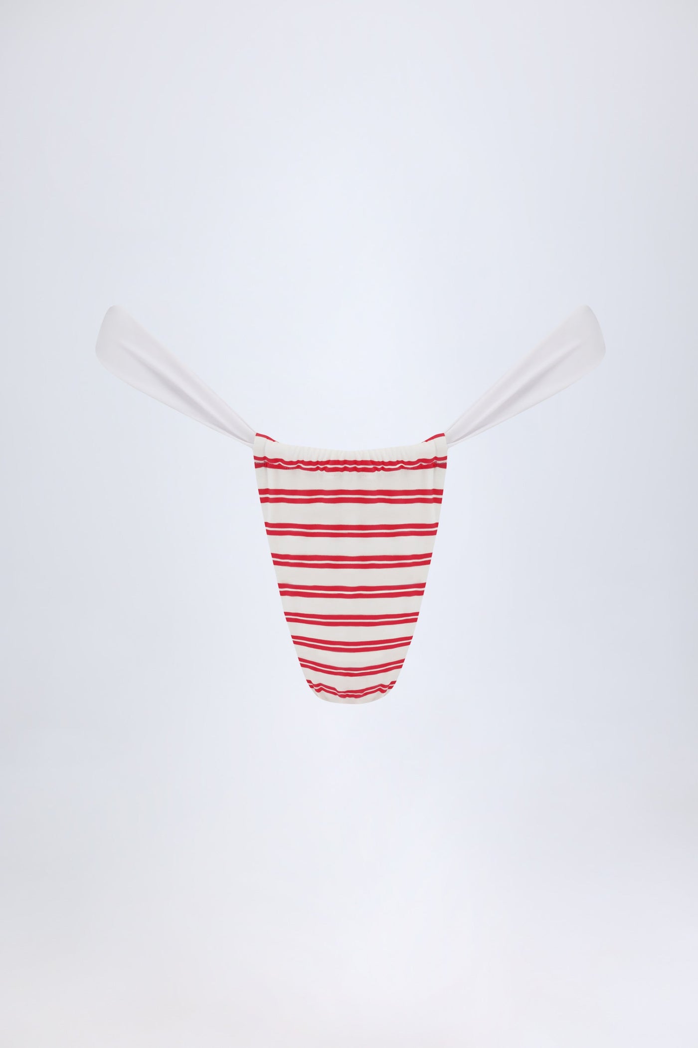 Kiraz Kırmızısı Renginde Büzgülü, Cesur Bikini Altı