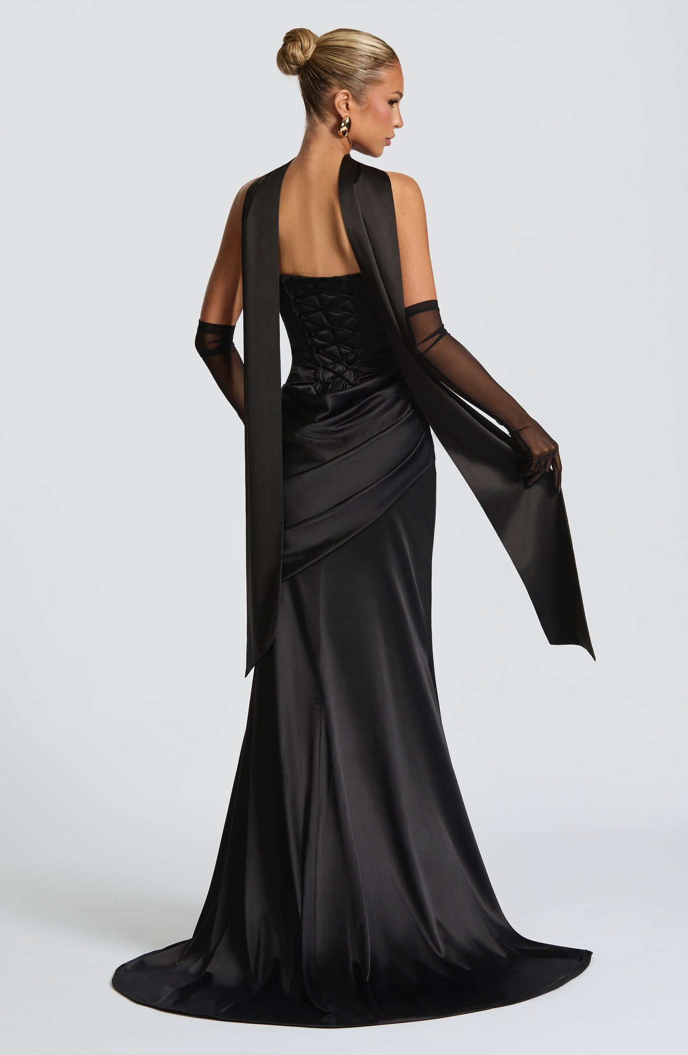 Kensington Maxi Elbise - Siyah
