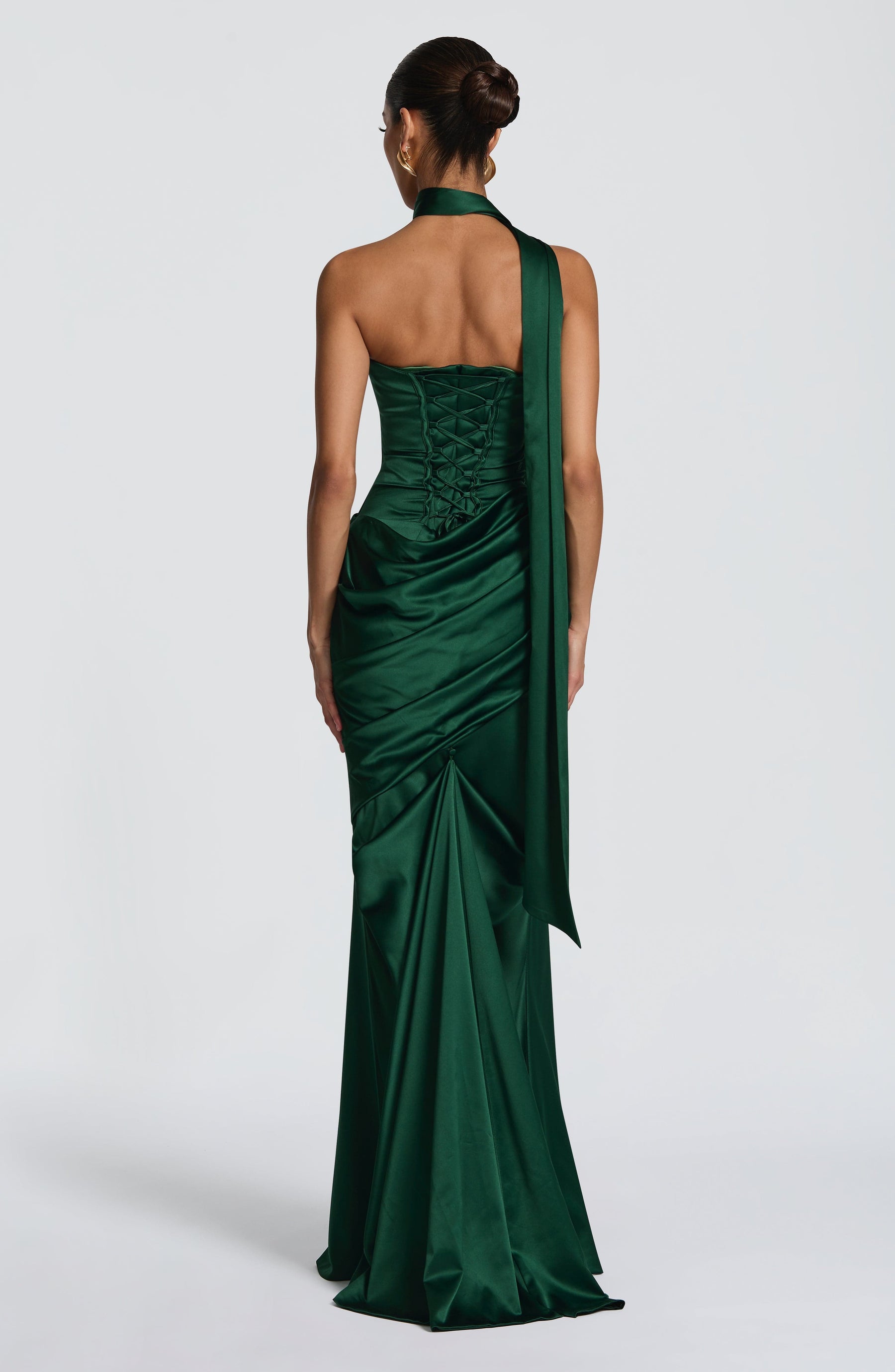 Kensington Maxi Elbise - Zümrüt Yeşili