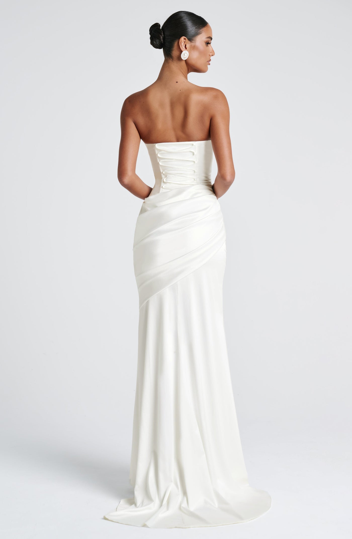 Kensington Maxi Elbise - Fildişi