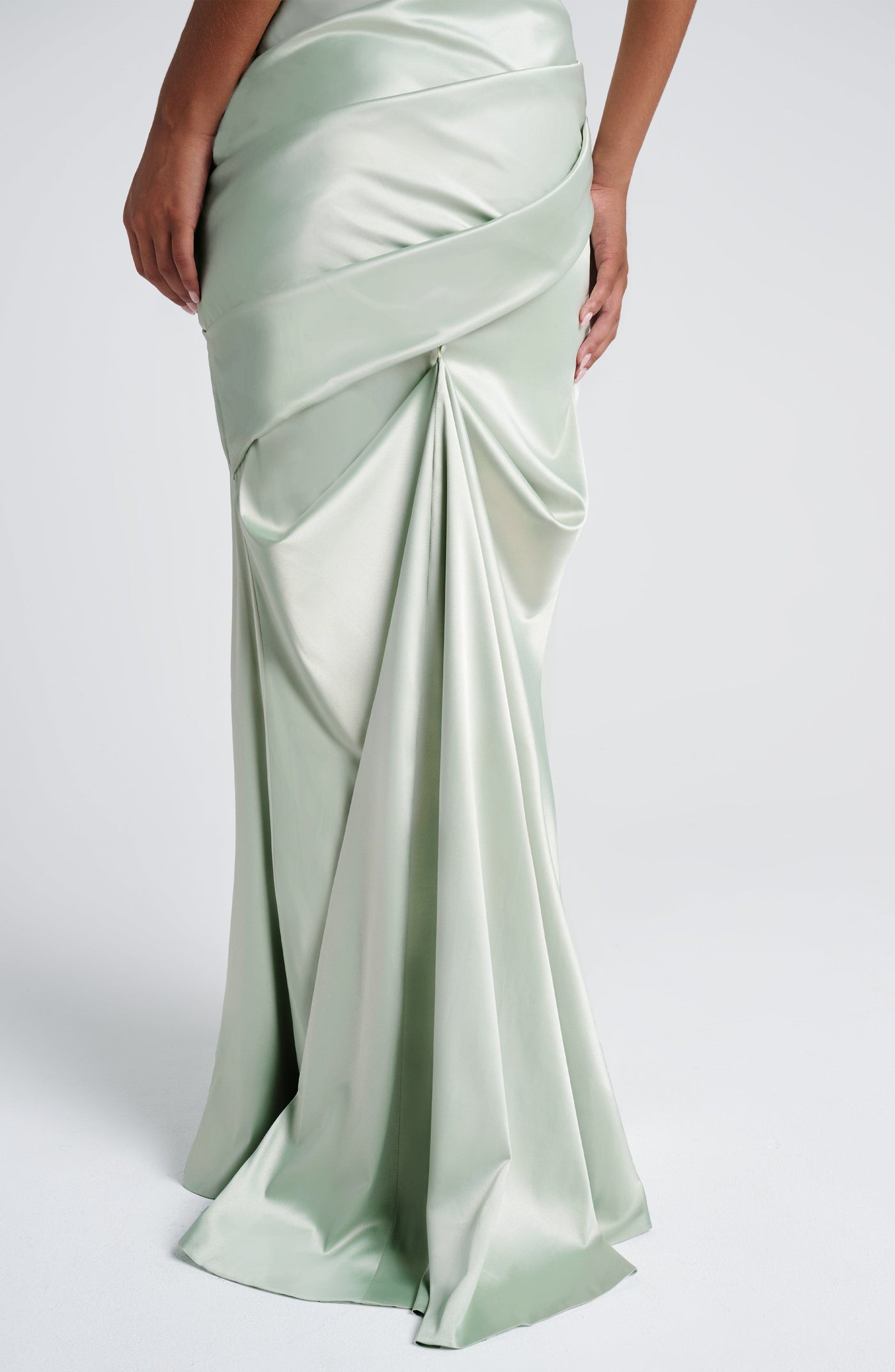 Kensington Maxi Elbise - Nane Yeşili