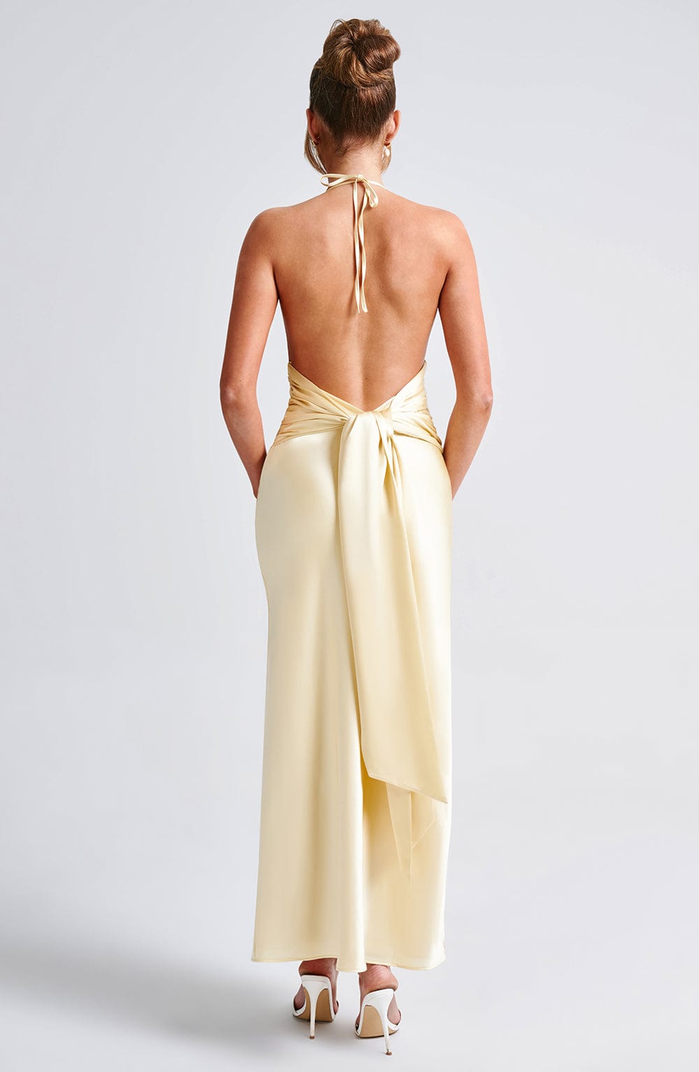Kiandra Maxi Elbise - Limon