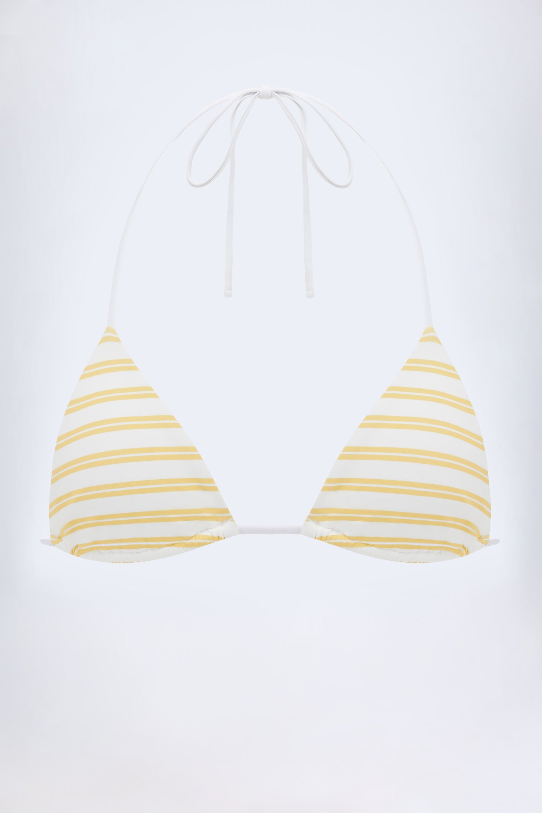 Limon Rengi Üçgen Bikini Üstü