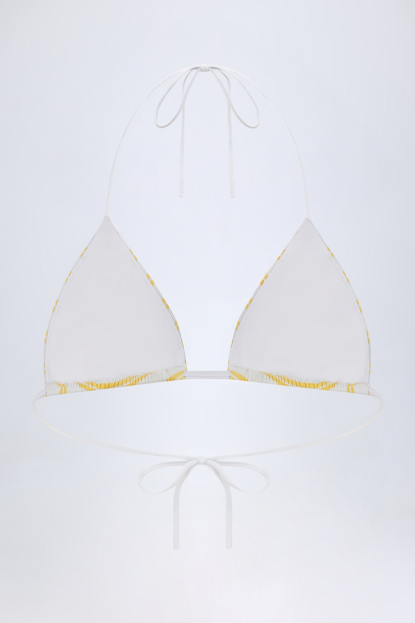 Limon Rengi Üçgen Bikini Üstü