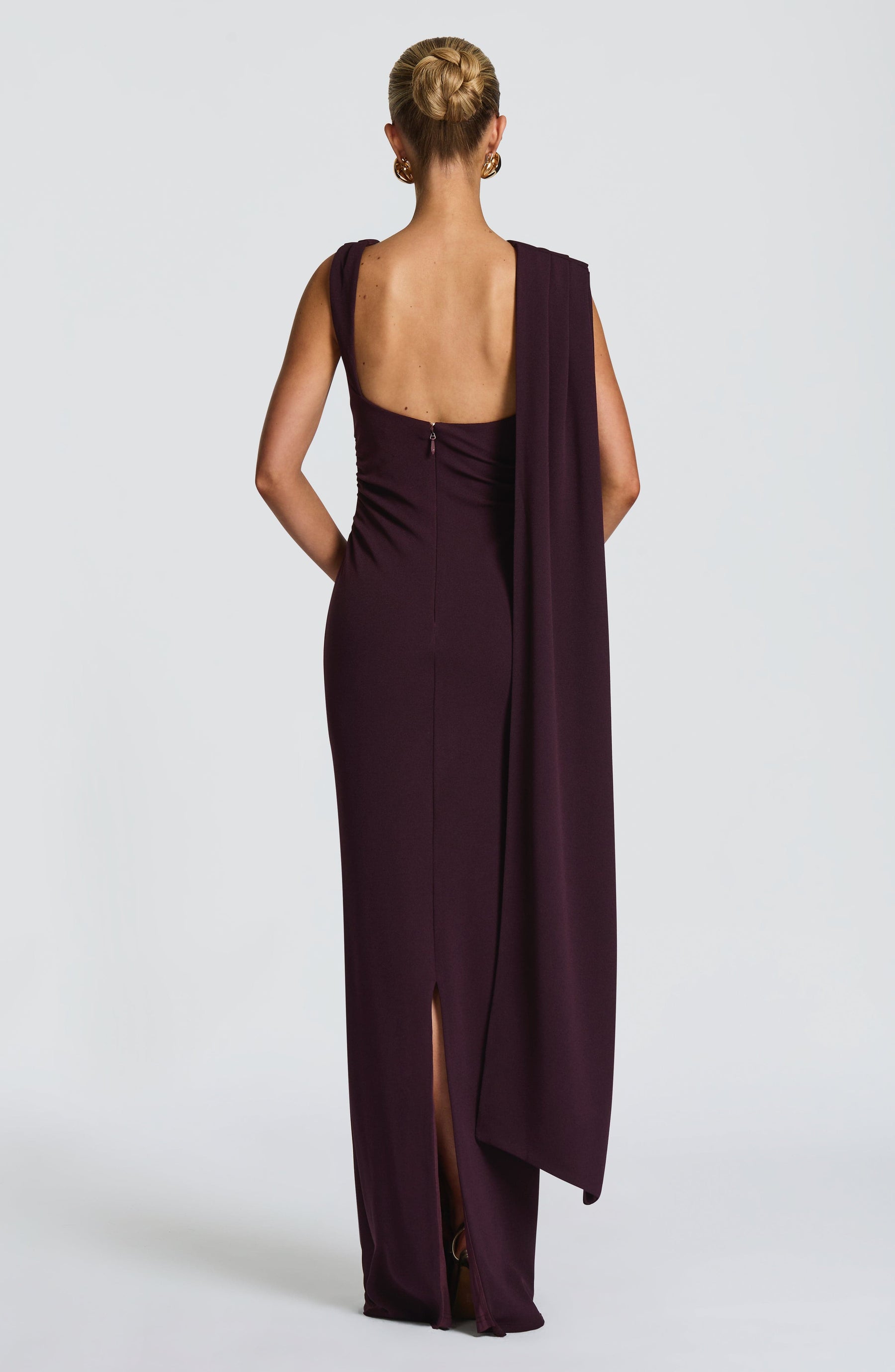 Kylie Maxi Elbise - Erik Rengi