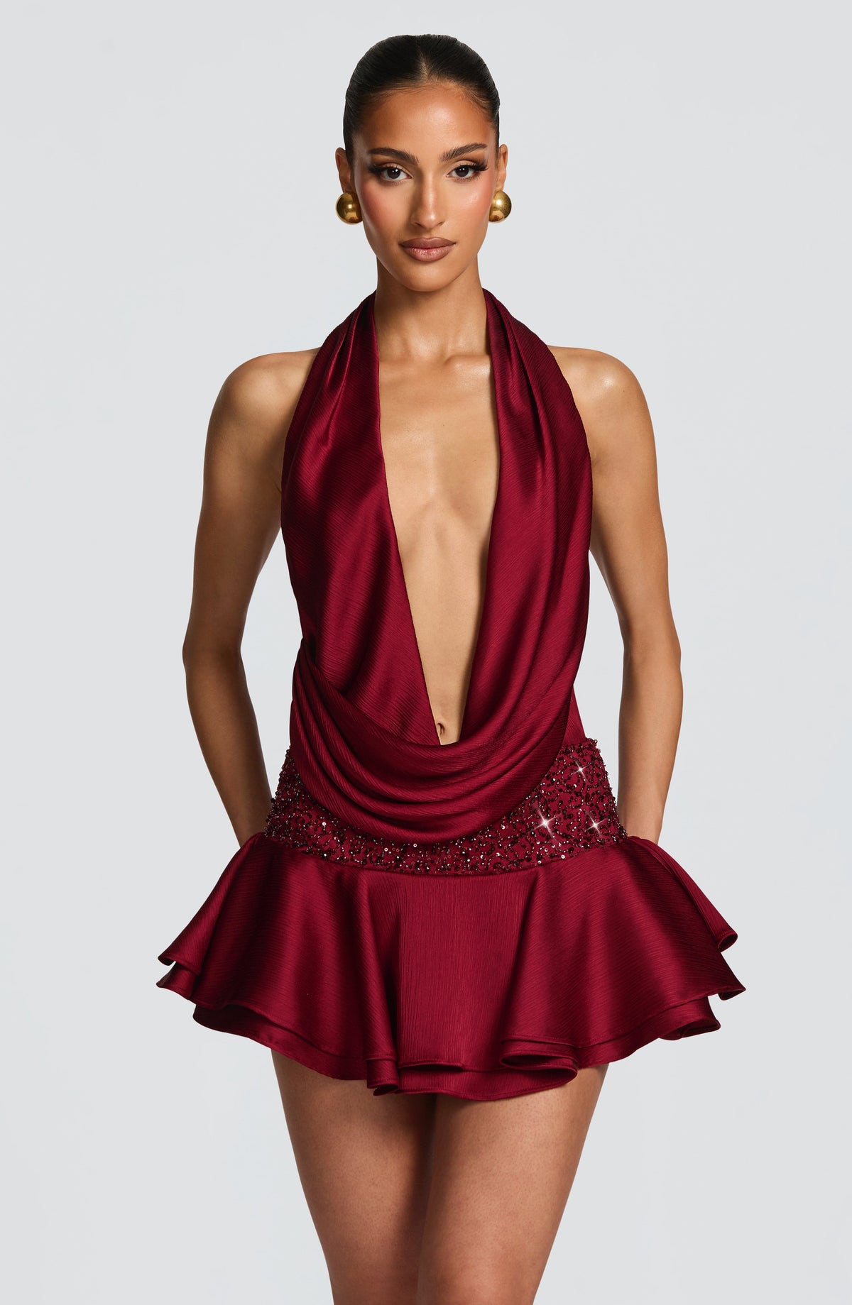 Lara Skort - Bordo