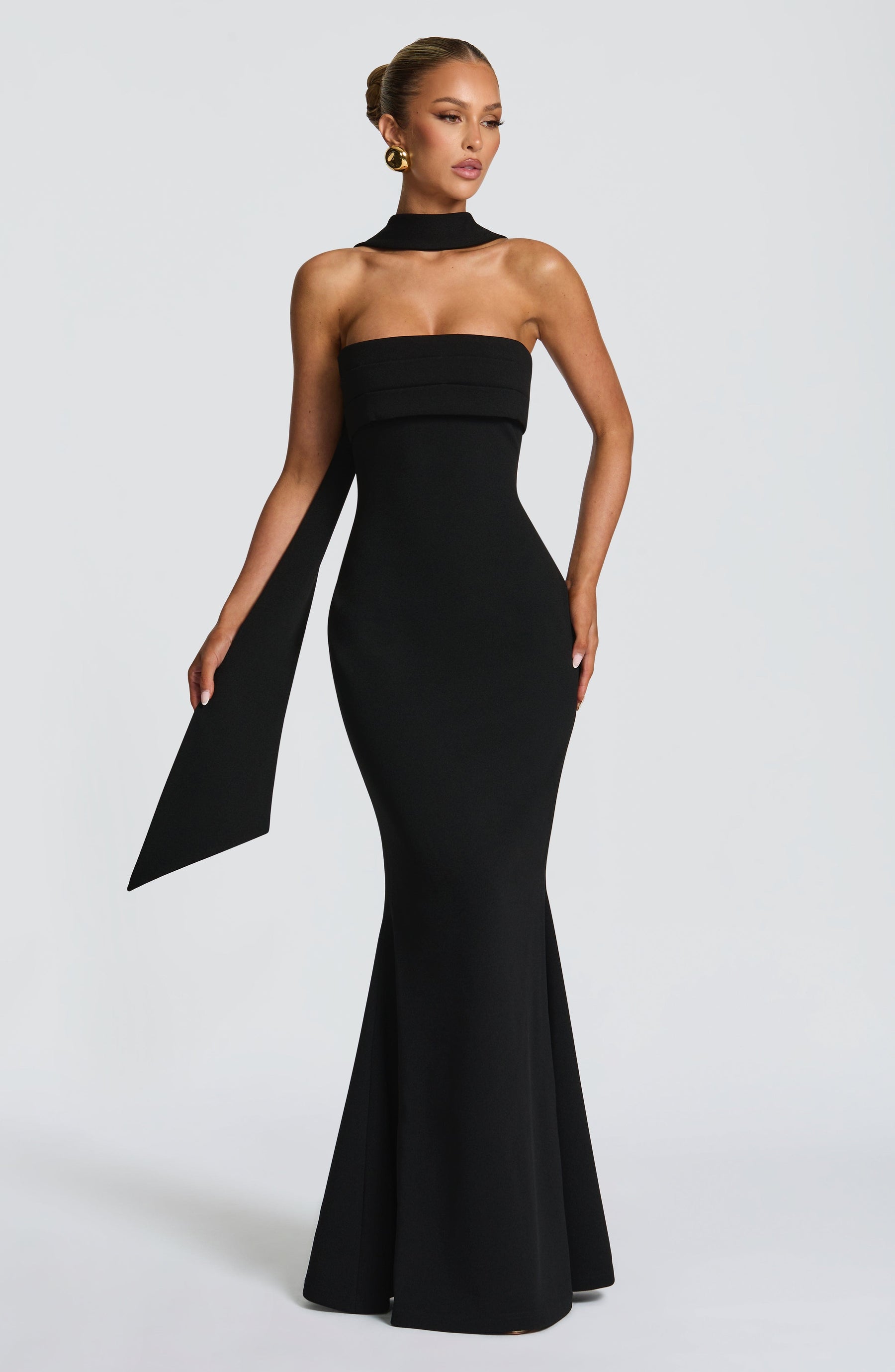 Leura Maxi Elbise - Siyah
