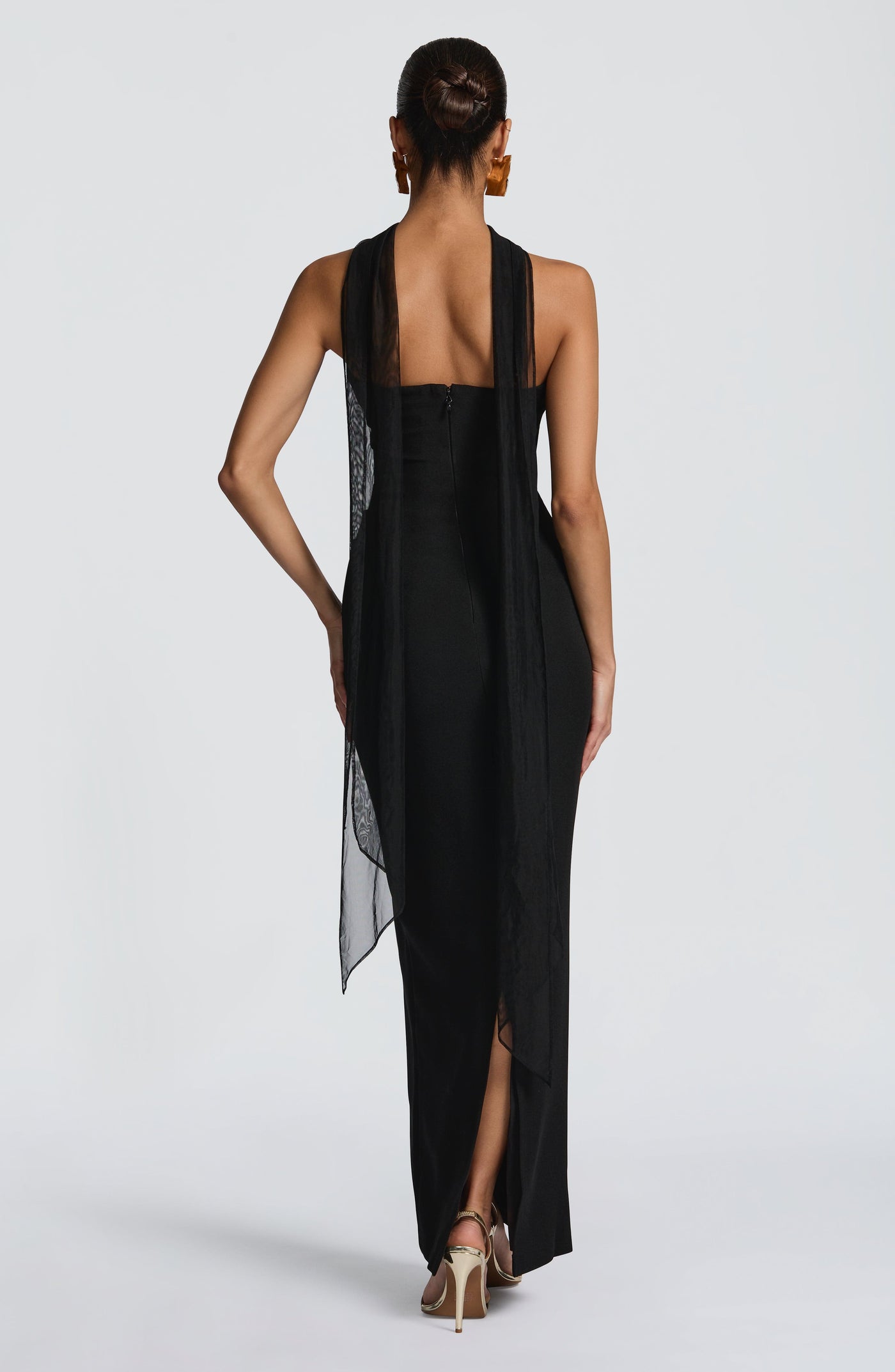 Lindsey Maxi Elbise - Siyah