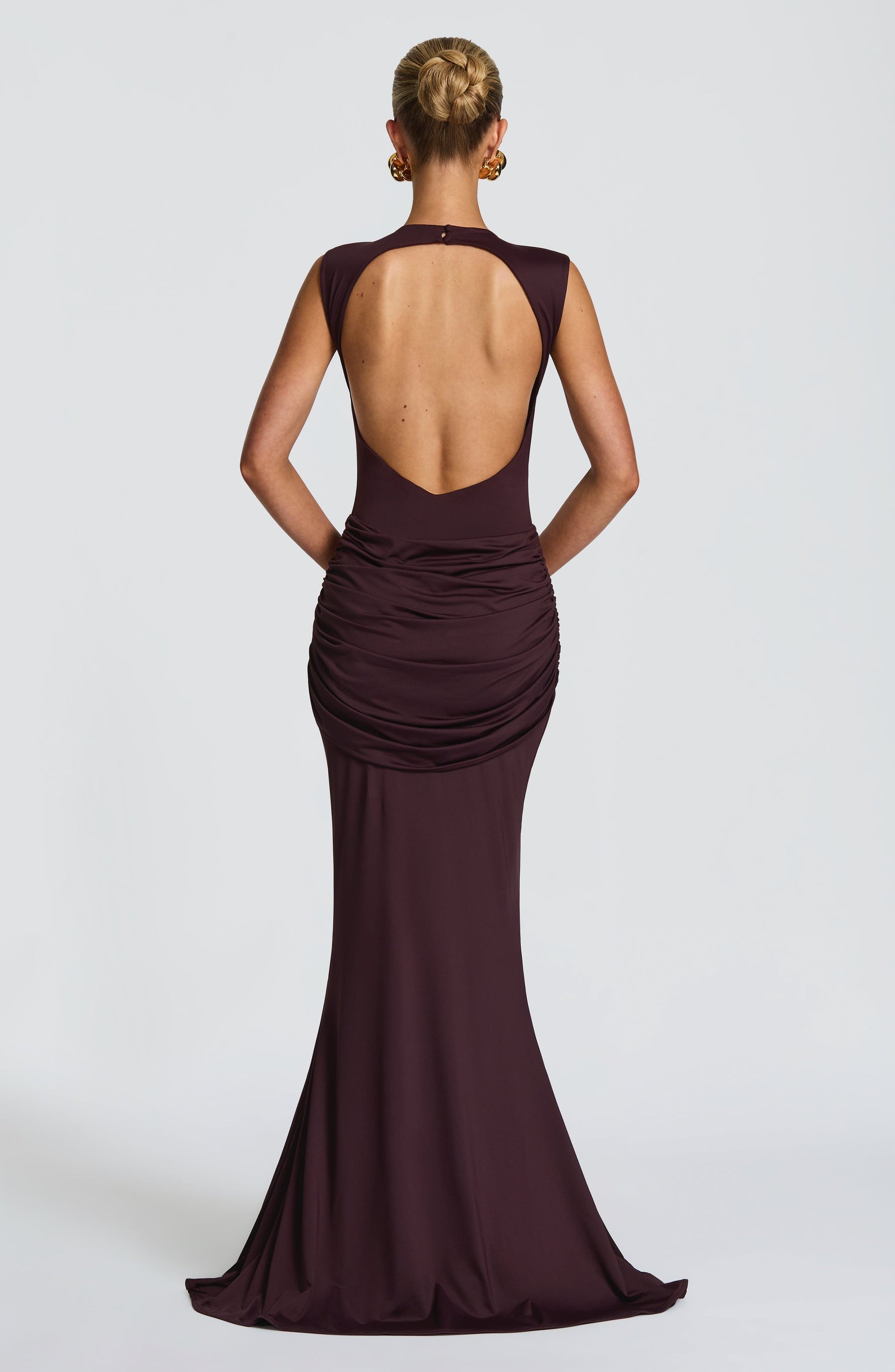 Lorenza Maxi Elbise - Erik Rengi