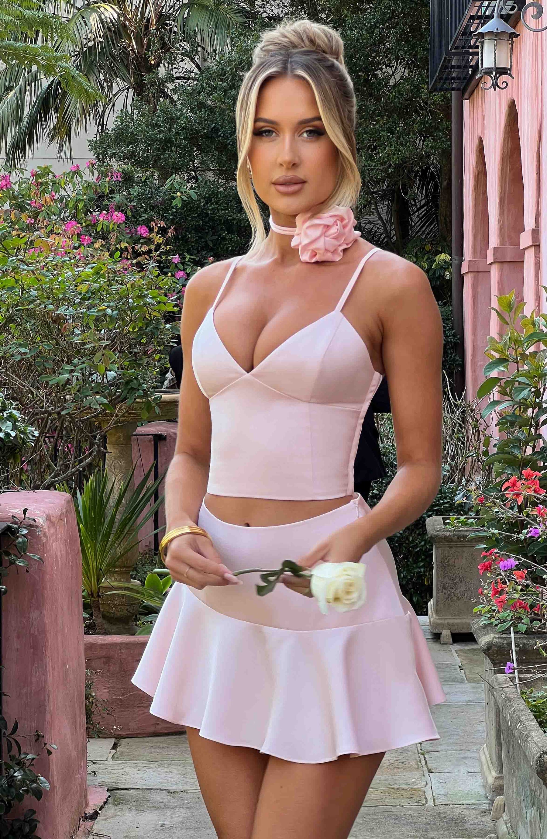Louisa Top - Pembe