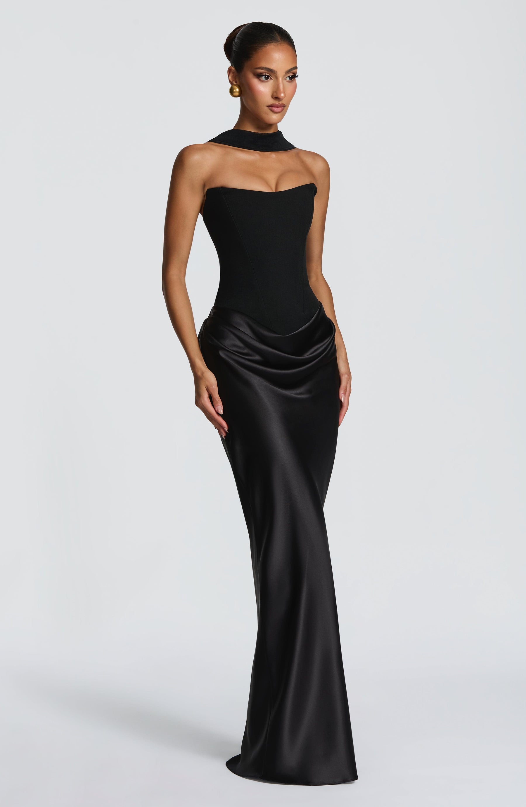 Maggie Maxi Elbise - Siyah
