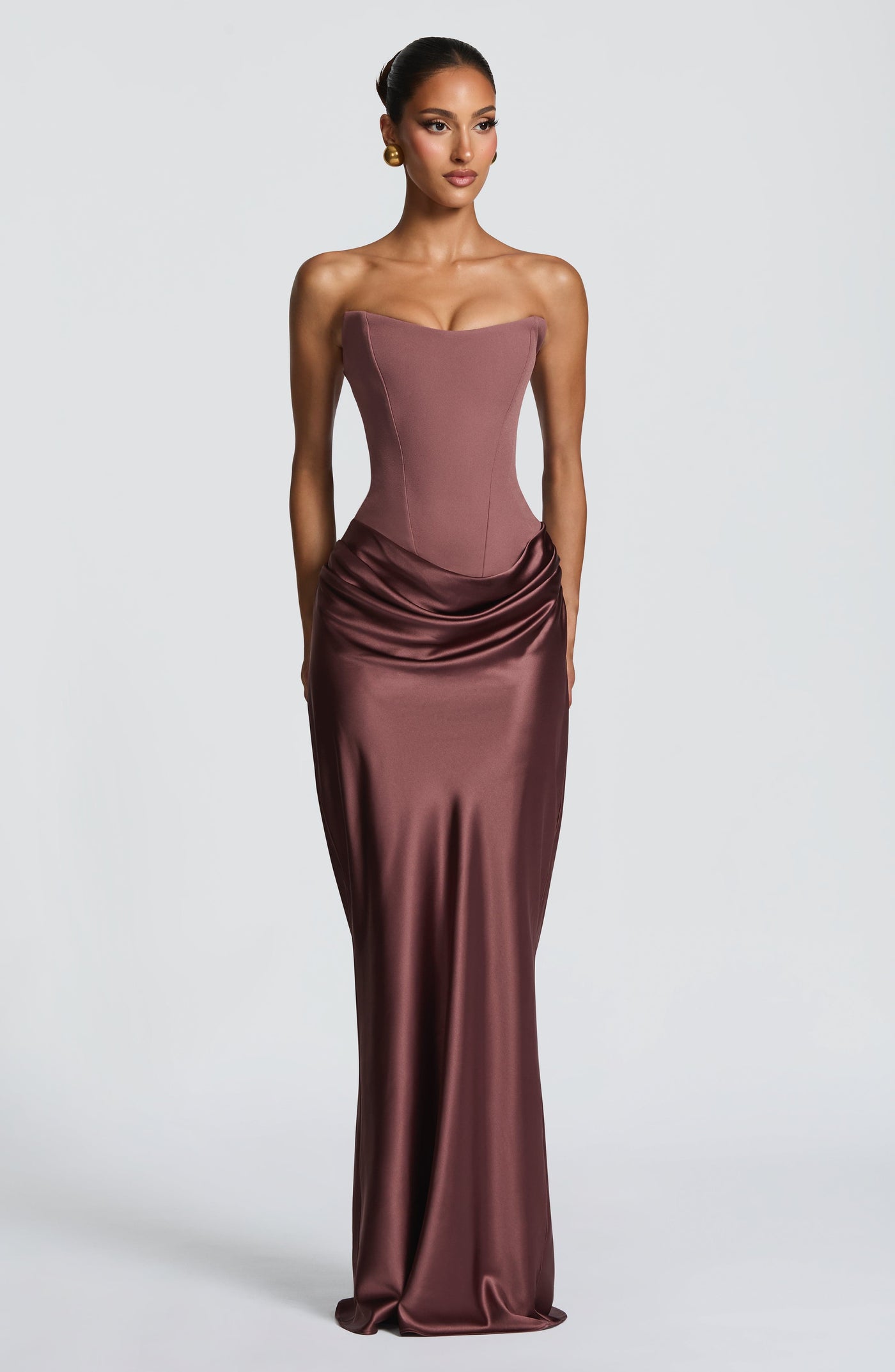Maggie Maxi Elbise - Soluk Pembe