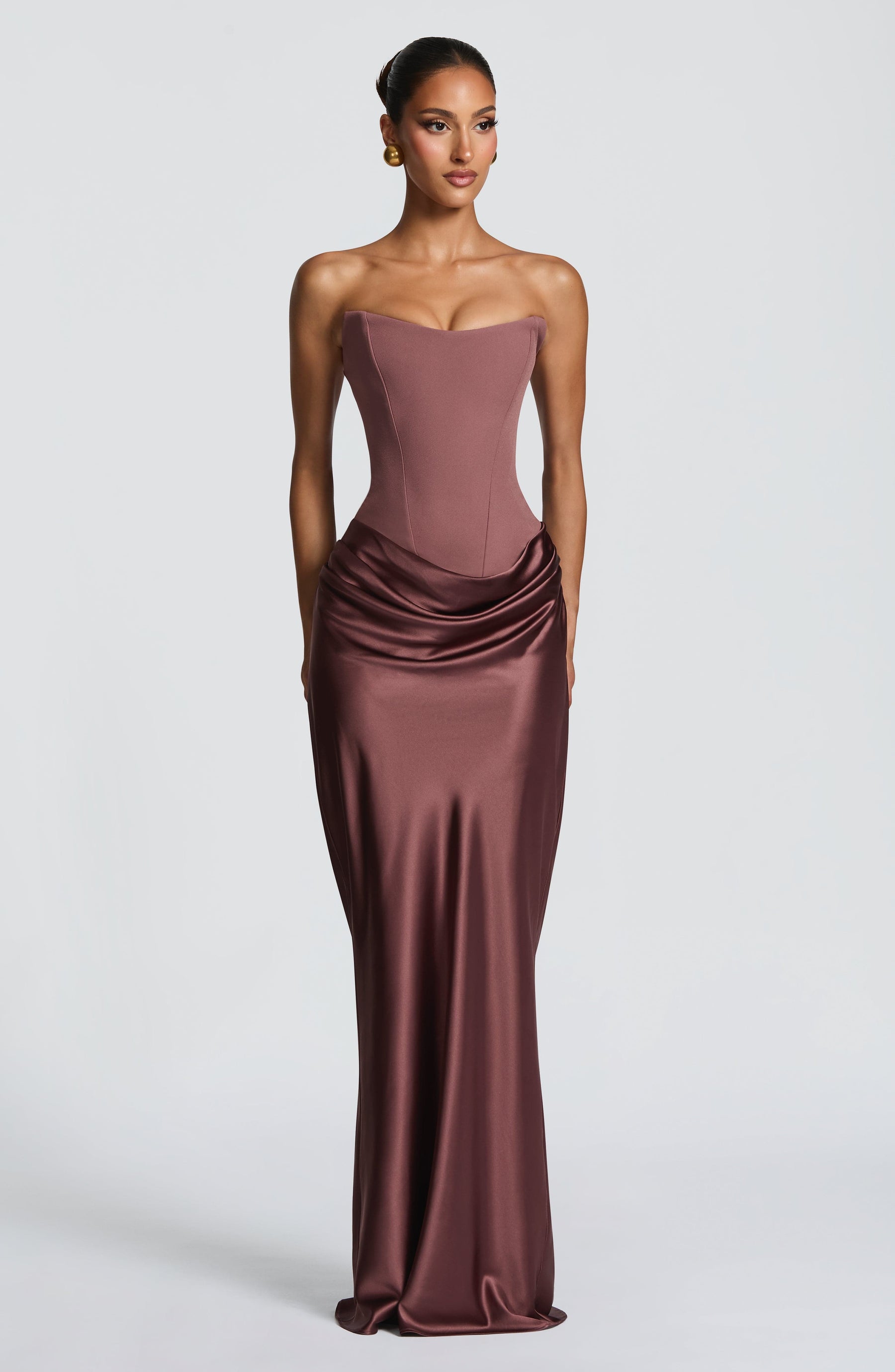 Maggie Maxi Elbise - Soluk Pembe