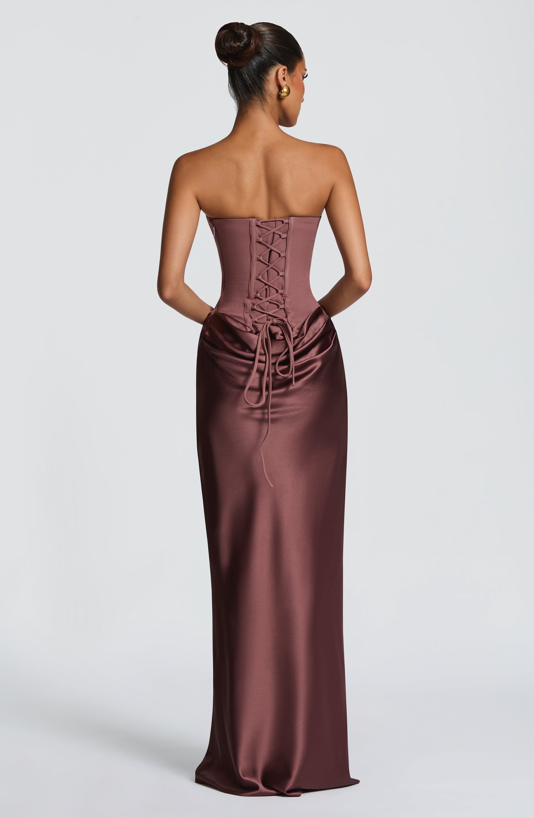 Maggie Maxi Elbise - Soluk Pembe