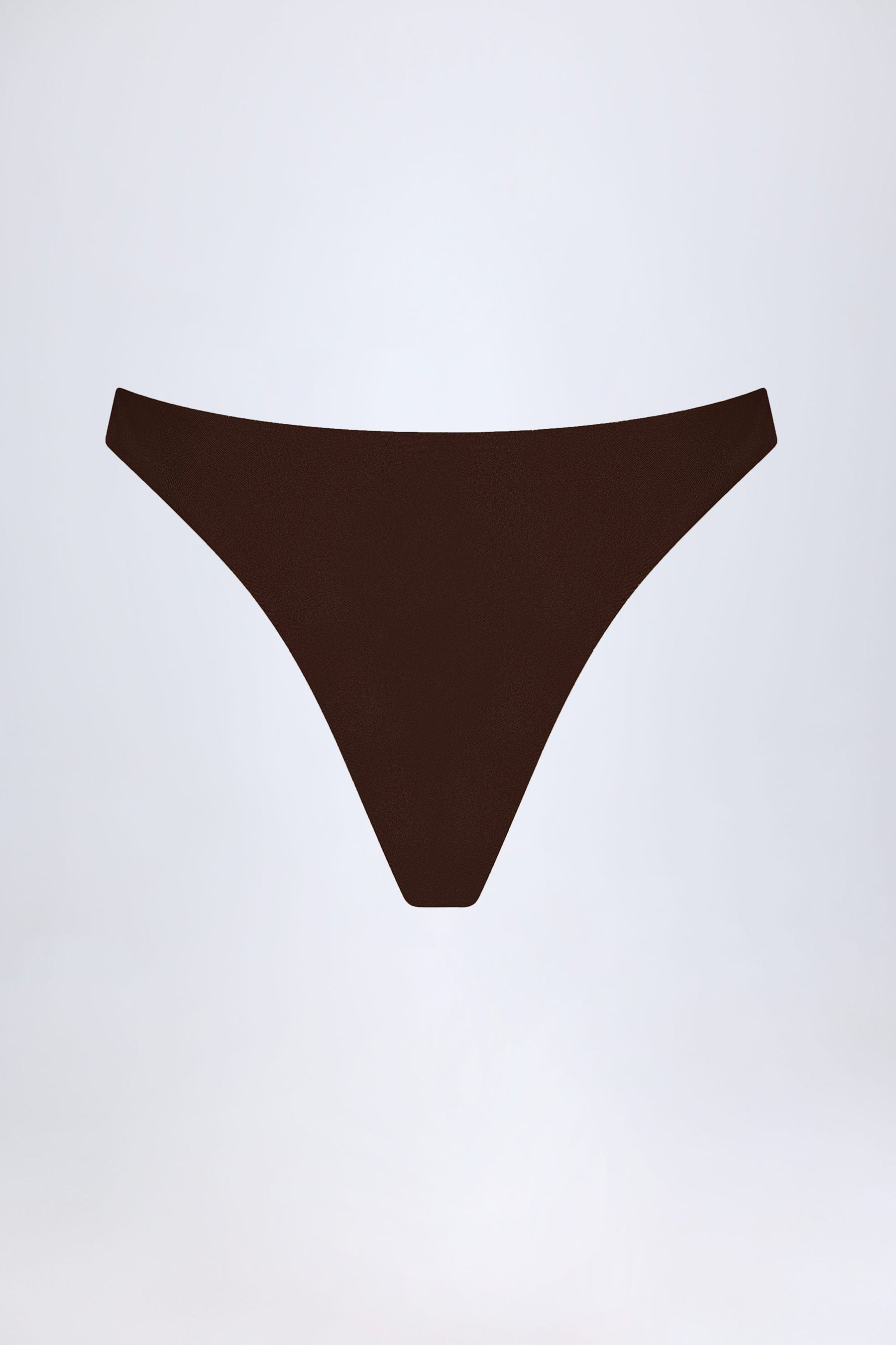 Koyu Çikolata Rengi, Yüksek Bacaklı, Cesur Bikini Altı