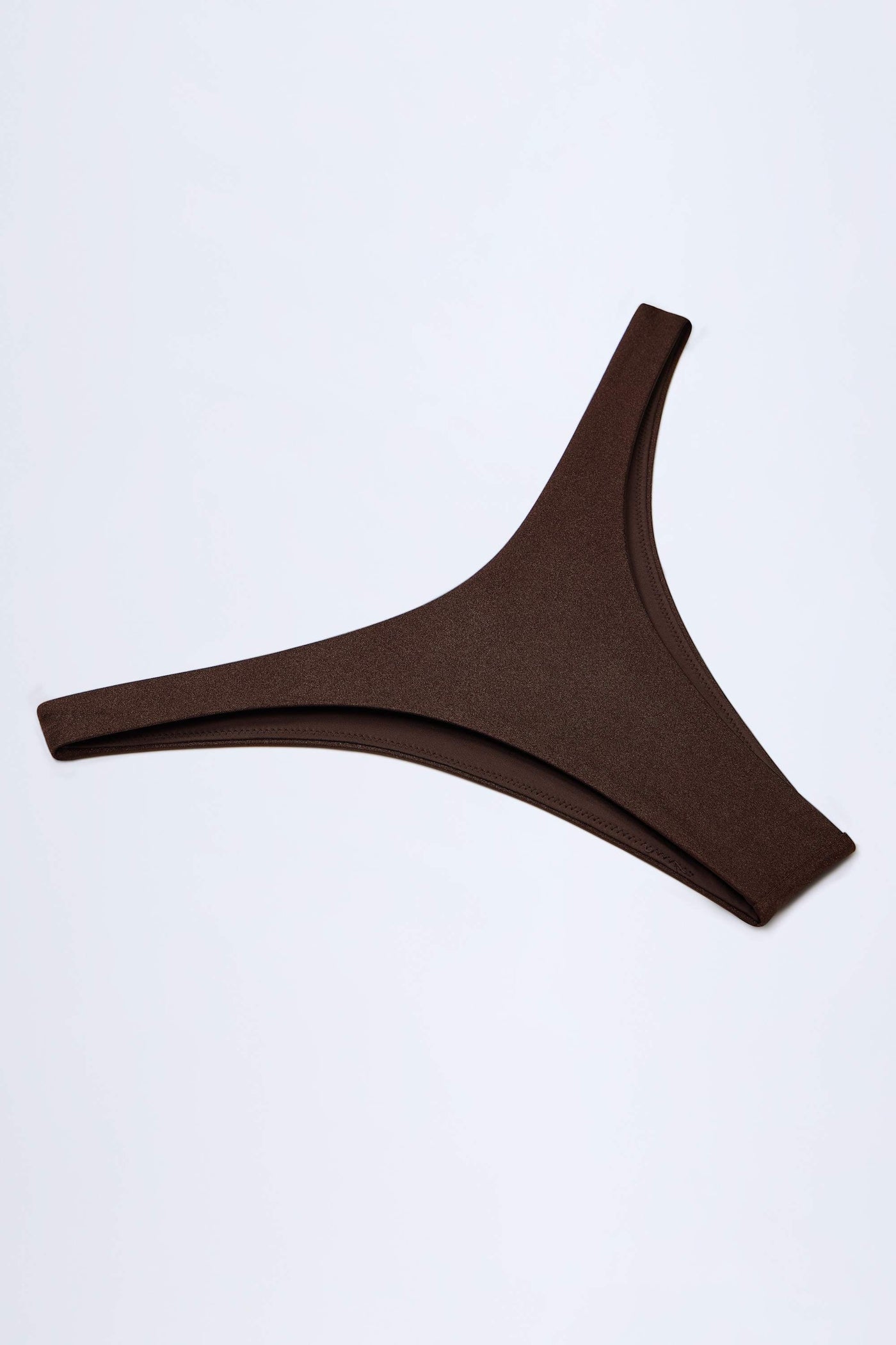 Koyu Çikolata Rengi, Yüksek Bacaklı, Cesur Bikini Altı