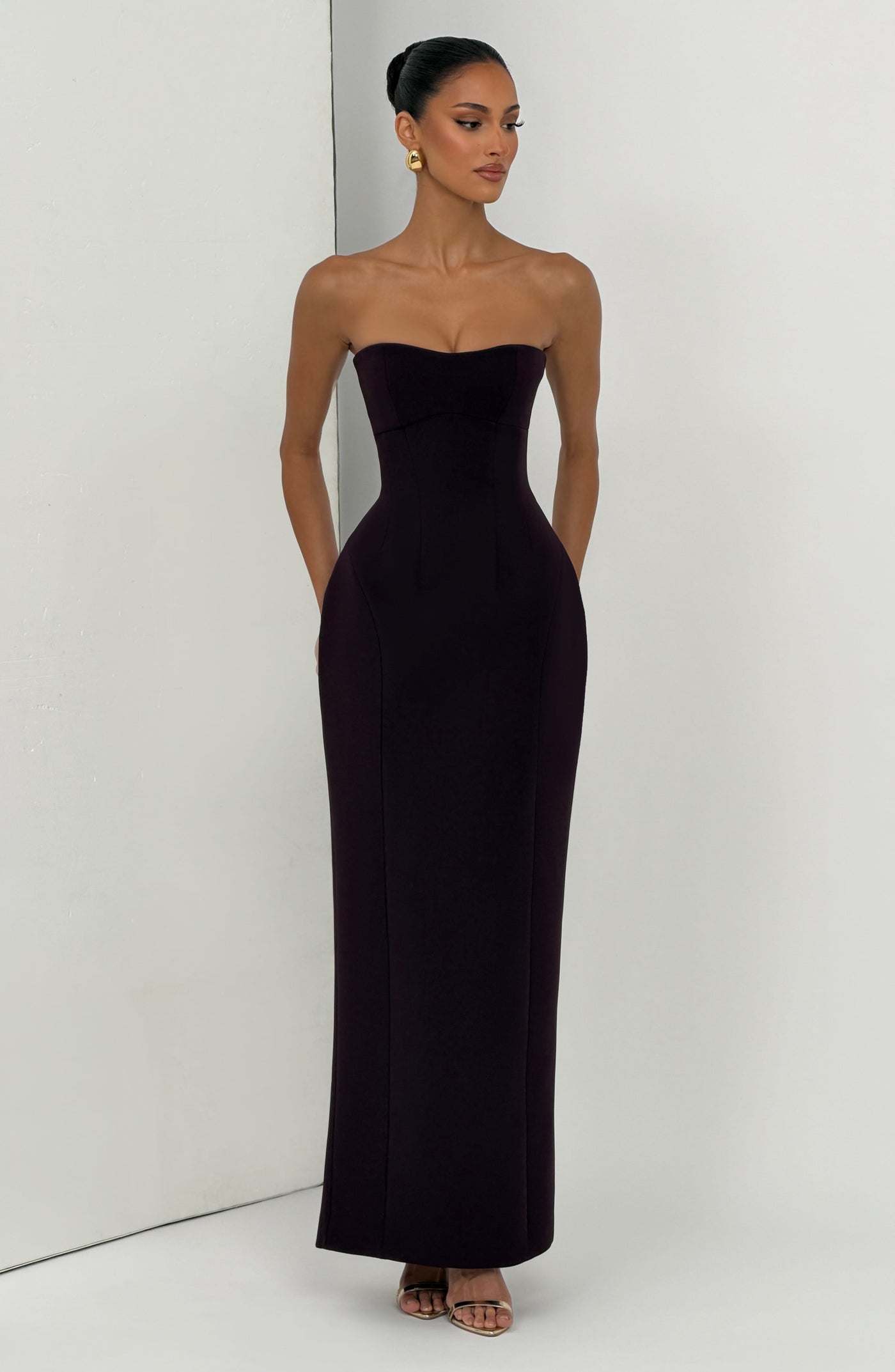 Manon Maxi Elbise - Siyah