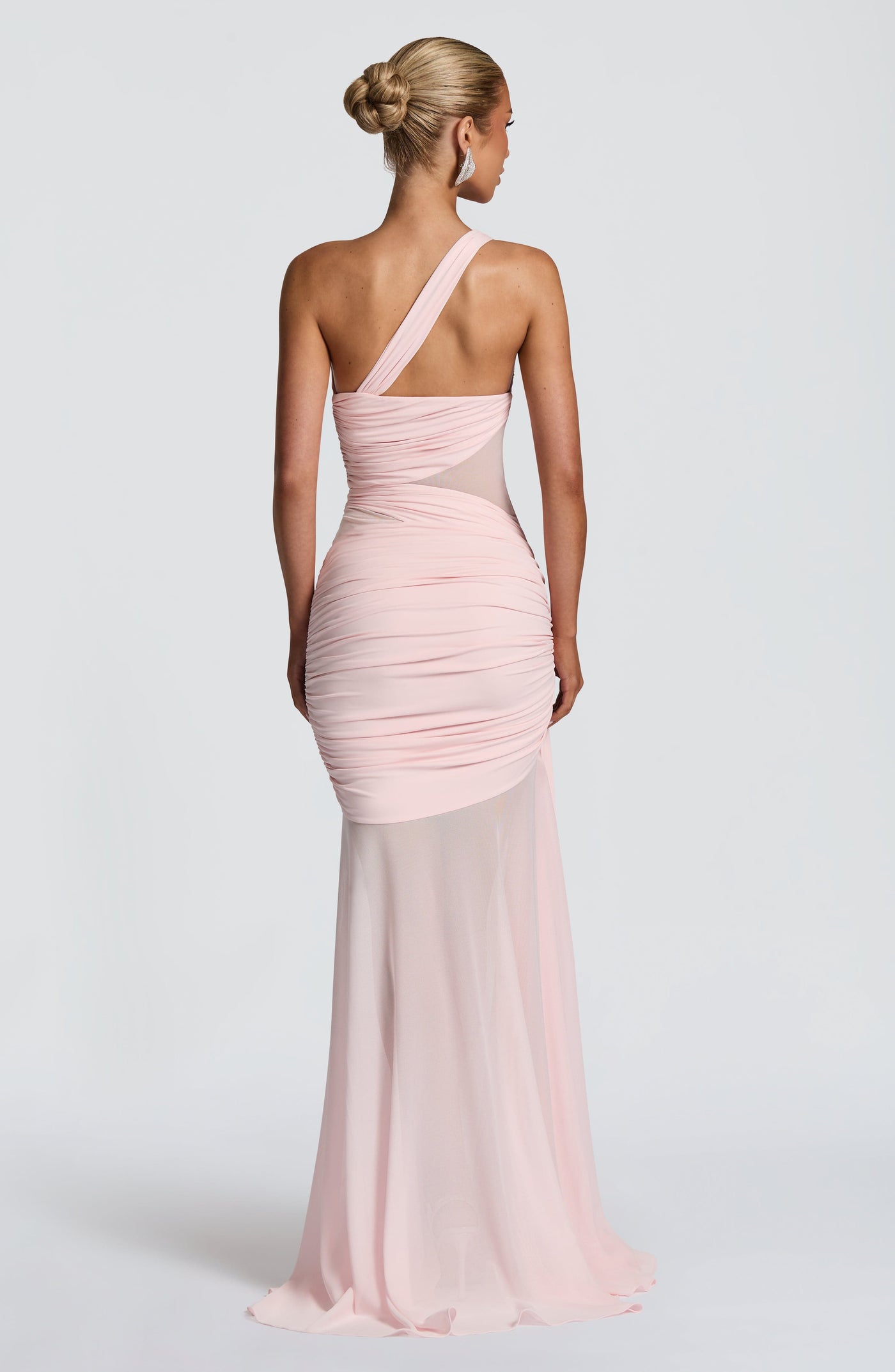 Marianne Maxi Elbise - Pudra Pembesi