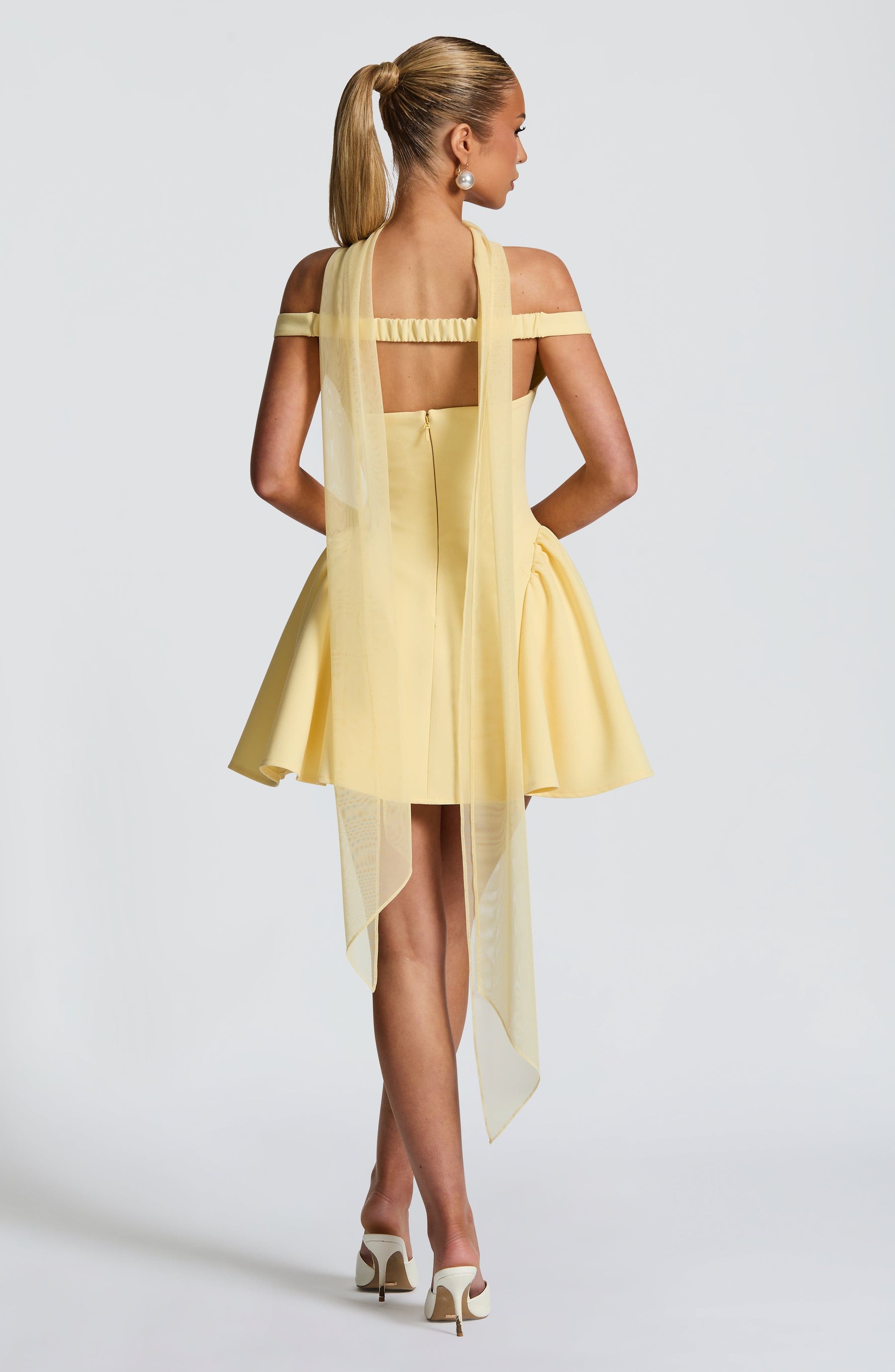 Marla Mini Elbise - Limon