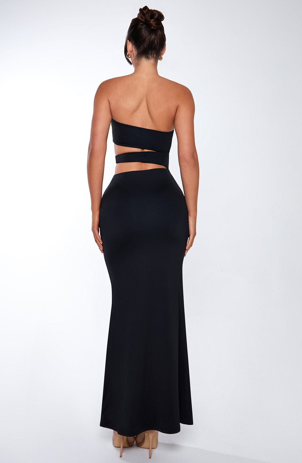 Milia Maxi Elbise - Siyah