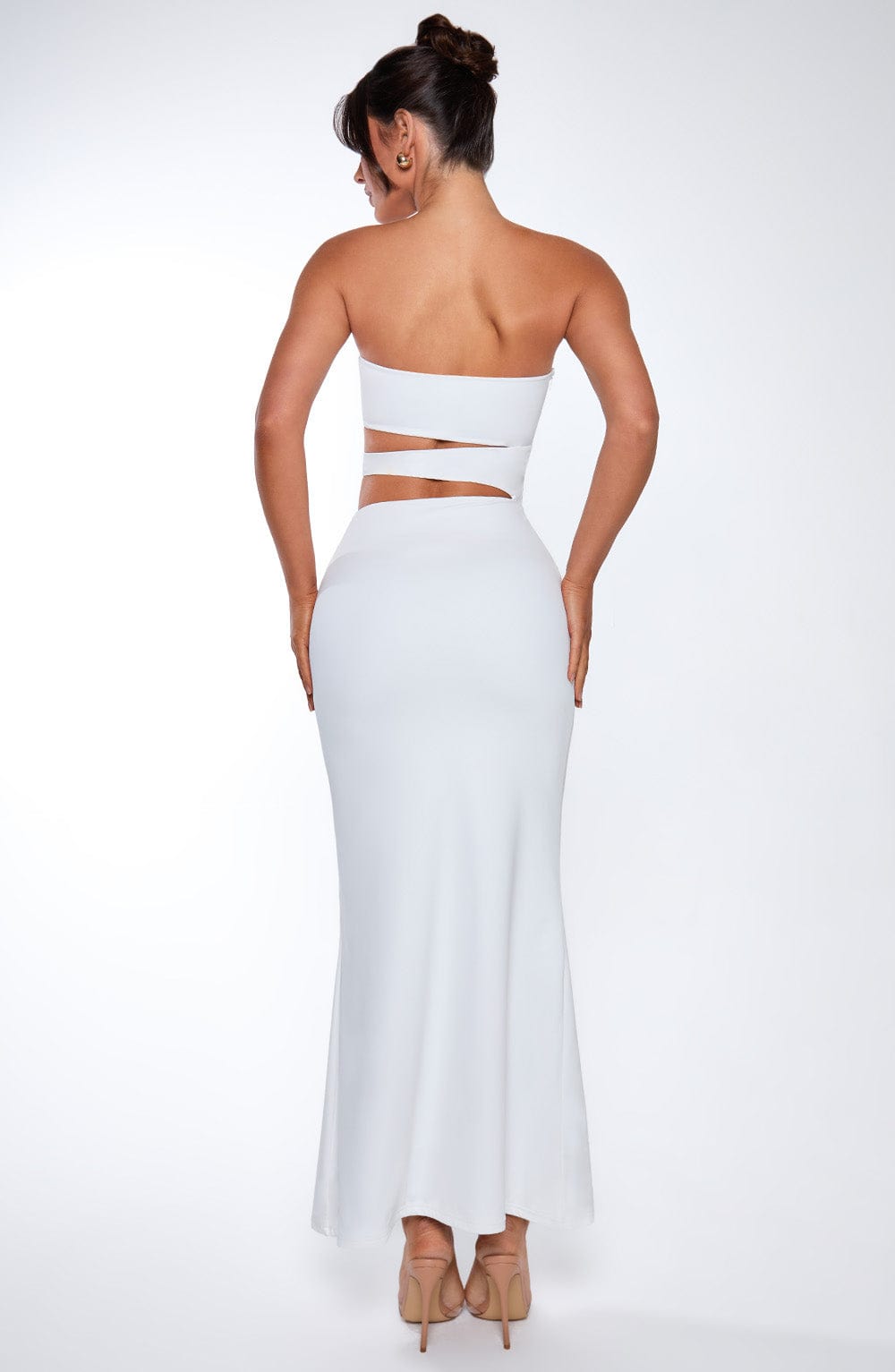 Milia Maxi Elbise - Beyaz
