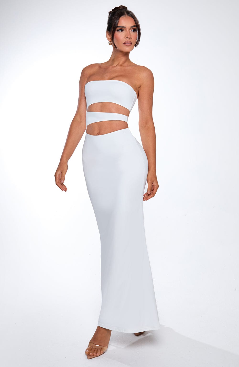 Milia Maxi Elbise - Beyaz