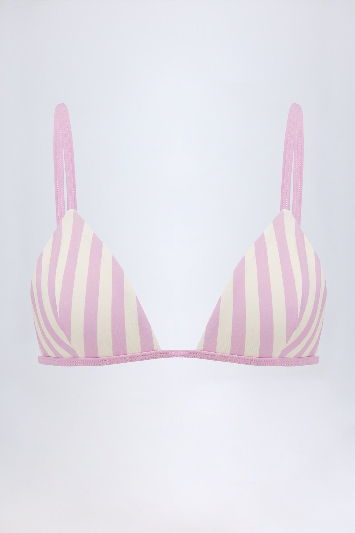Mor Renkli Üçgen Bikini Üstü