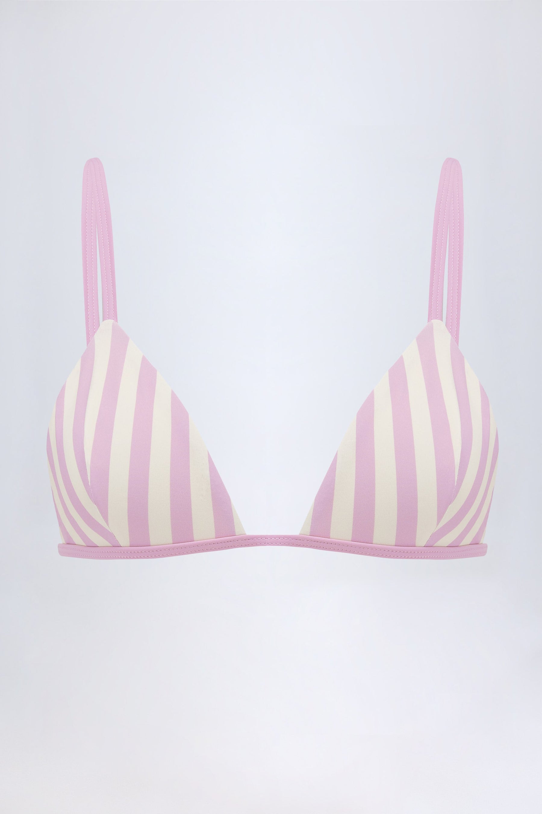 Mor Renkli Üçgen Bikini Üstü