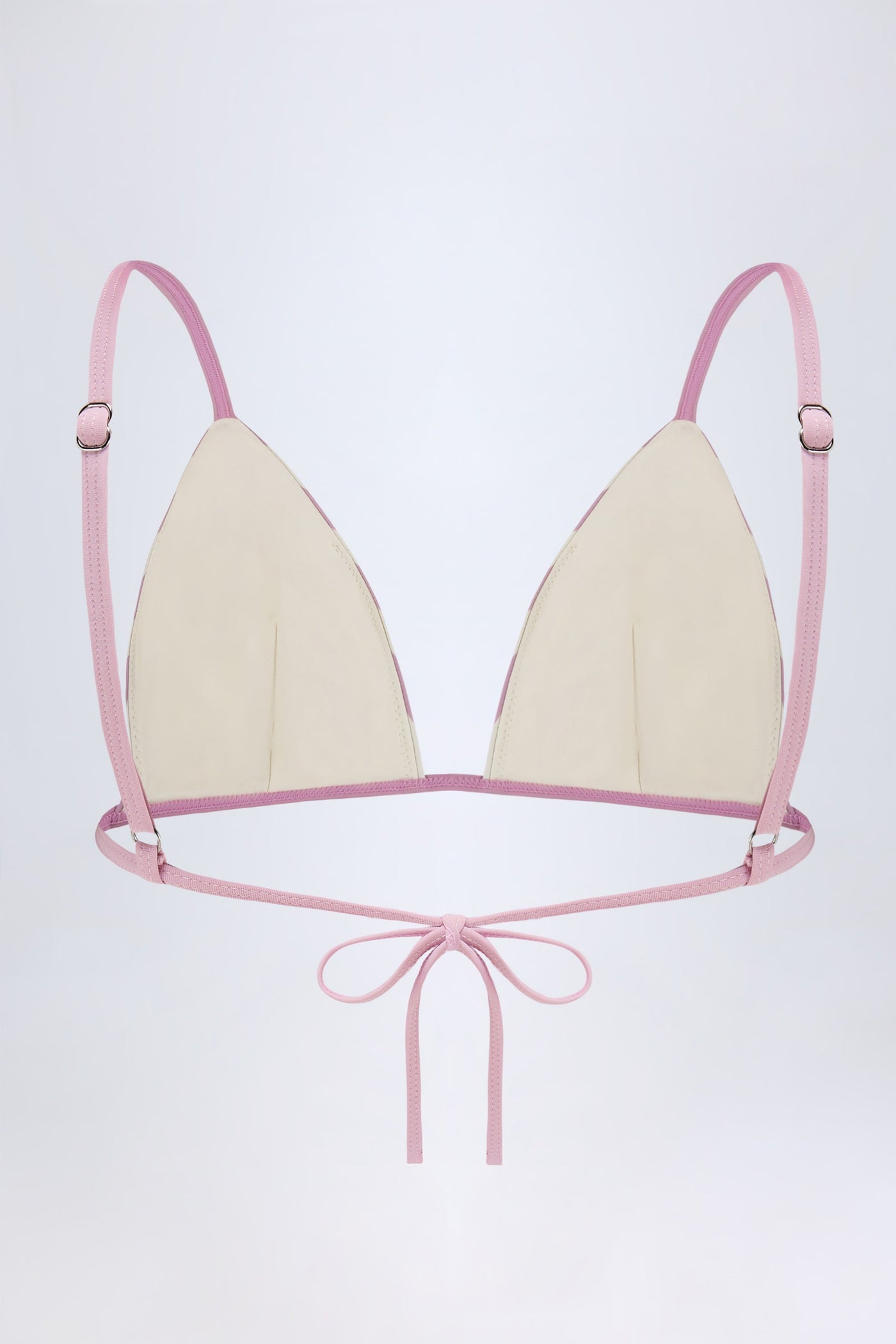 Mor Renkli Üçgen Bikini Üstü