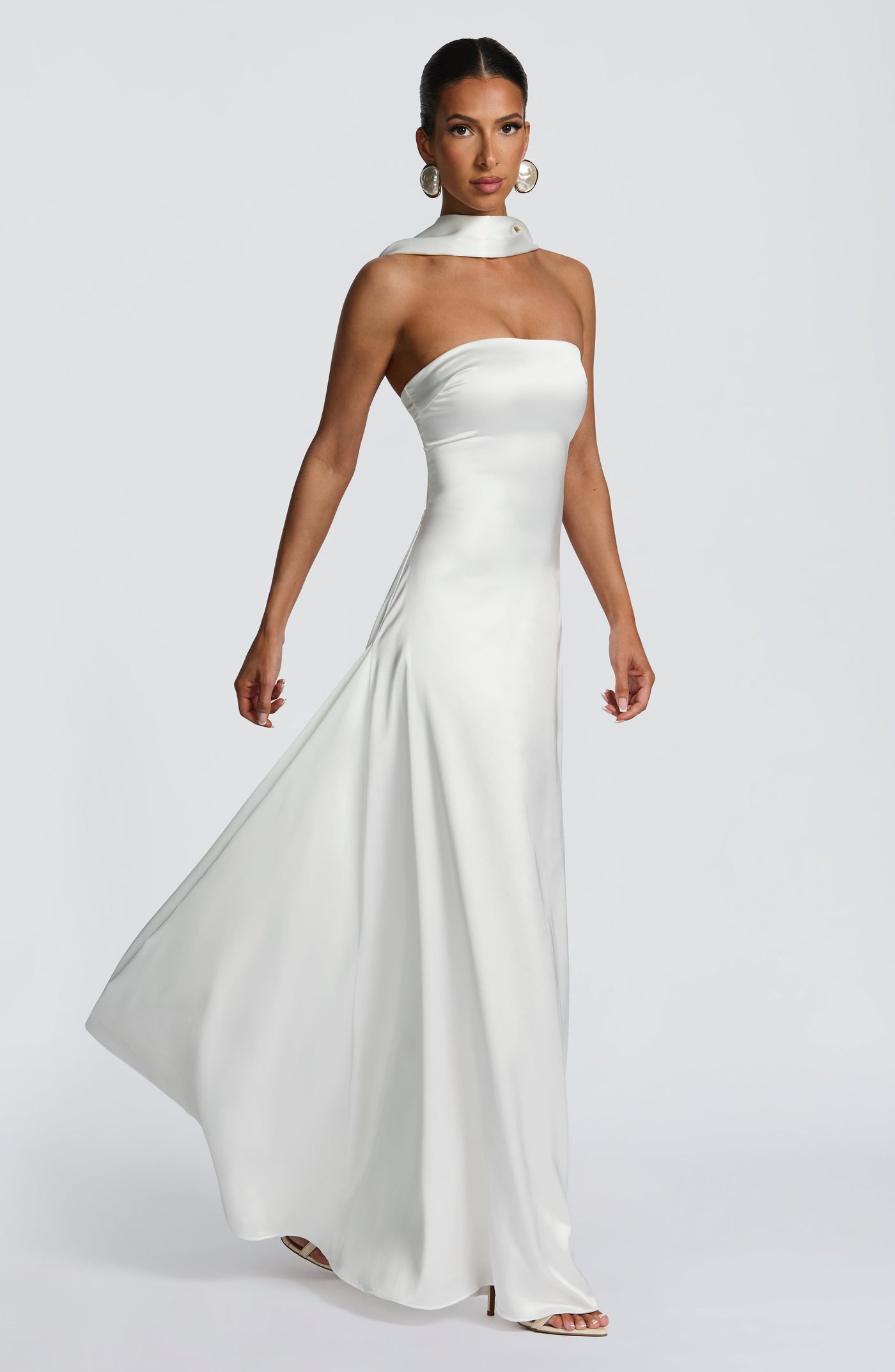 Morven Maxi Elbise - Fildişi